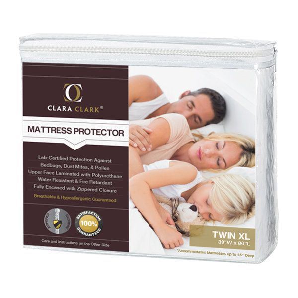 clara clark bed bug proof encasement / premium hypoallergenic clara clark bed bug proof encasement / premium hypoallergenic