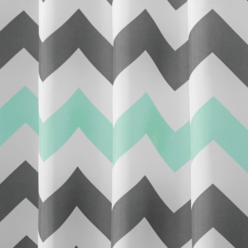 InterDesign Chevron Shower Curtain & Reviews | Wayfair InterDesign Chevron Shower Curtain & Reviews | Wayfair