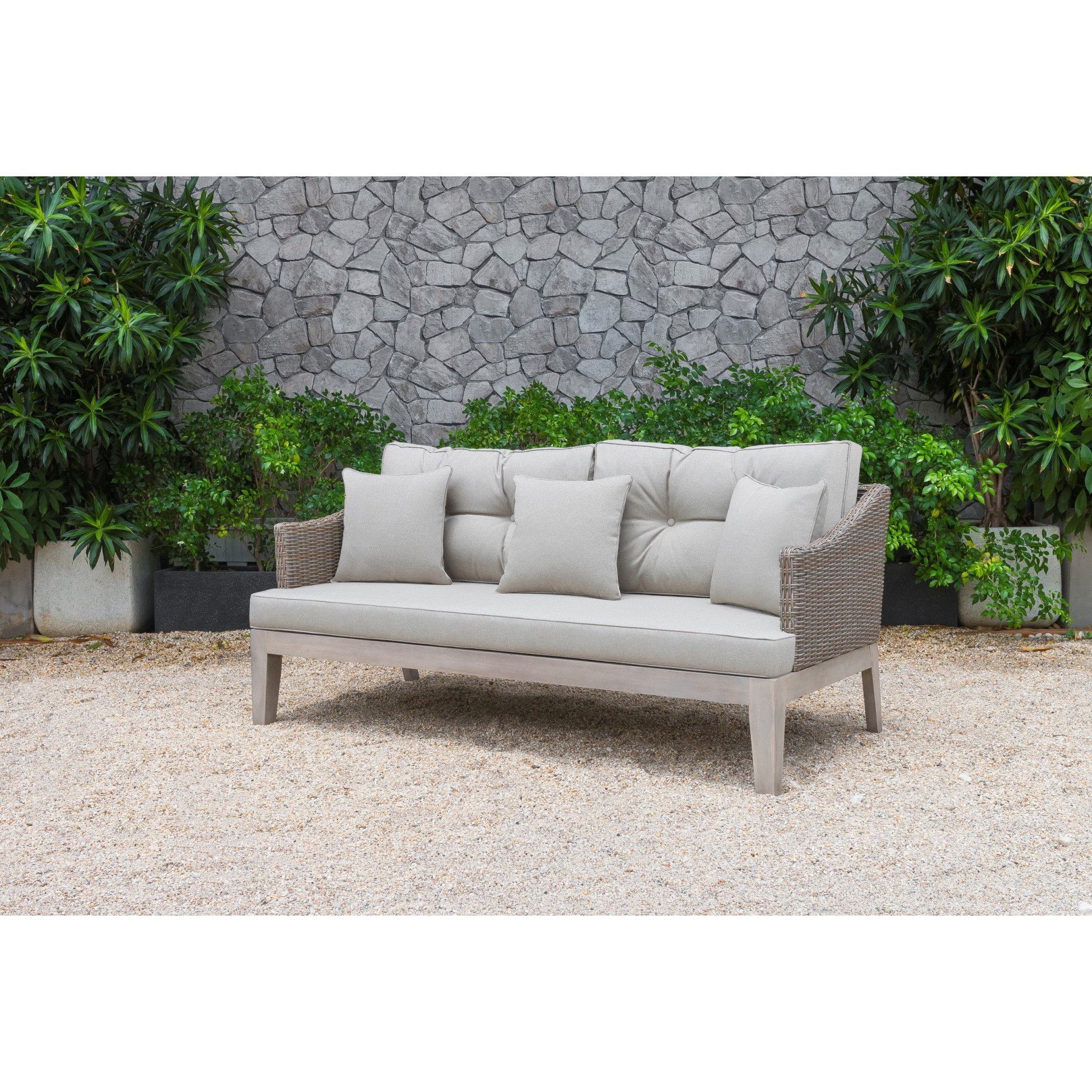 Brayden Studio Anne Outdoor 4 Piece Sofa Seating Group ... Brayden Studio Anne Outdoor 4 Piece Sofa Seating Group ... on Outdoor 4 Piece Sectional id=32548