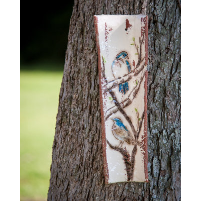 Décoration murale de jardin toit tuile
