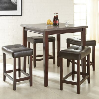 Counter Height Dining Sets You'll Love | Wayfair.ca  Covedale 5 Piece Counter Height Dining Set