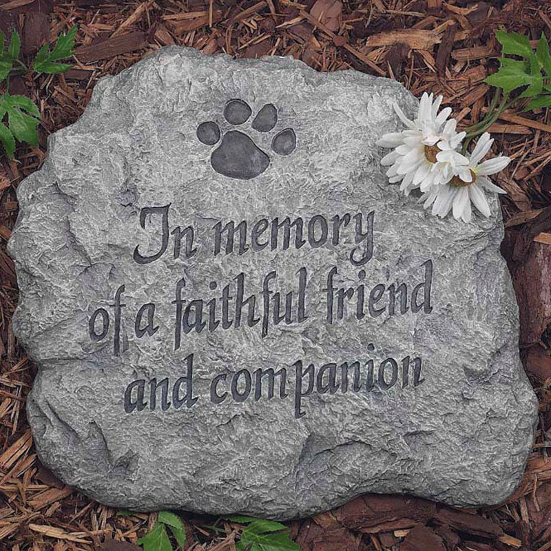 In Memory of A Faithful Friend and Companion Stepping Stone