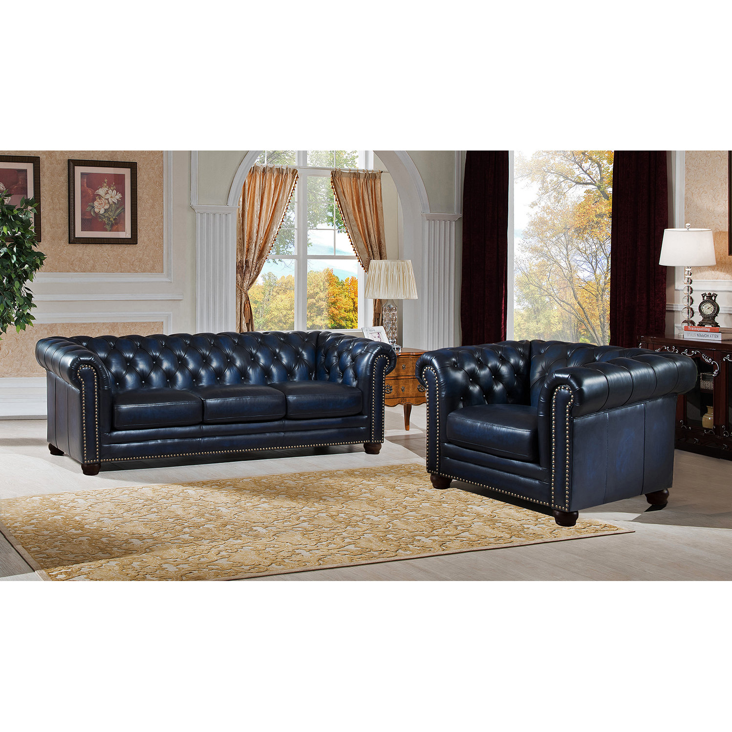 Leather Sofa And Chair – Hereo Sofa