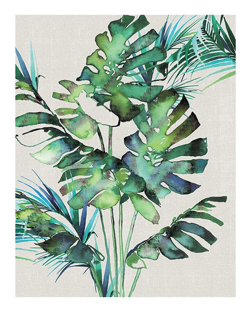 Art Group Poster Monstera Leaves Kunstdruck von Summer Thornton