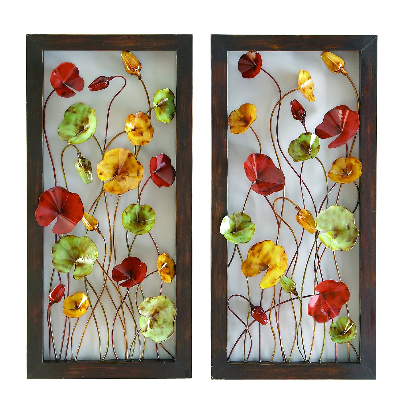 Floral Metal Wall Art flower metal wall art decor - shenra Floral Metal Wall Art flower metal wall art decor - shenra