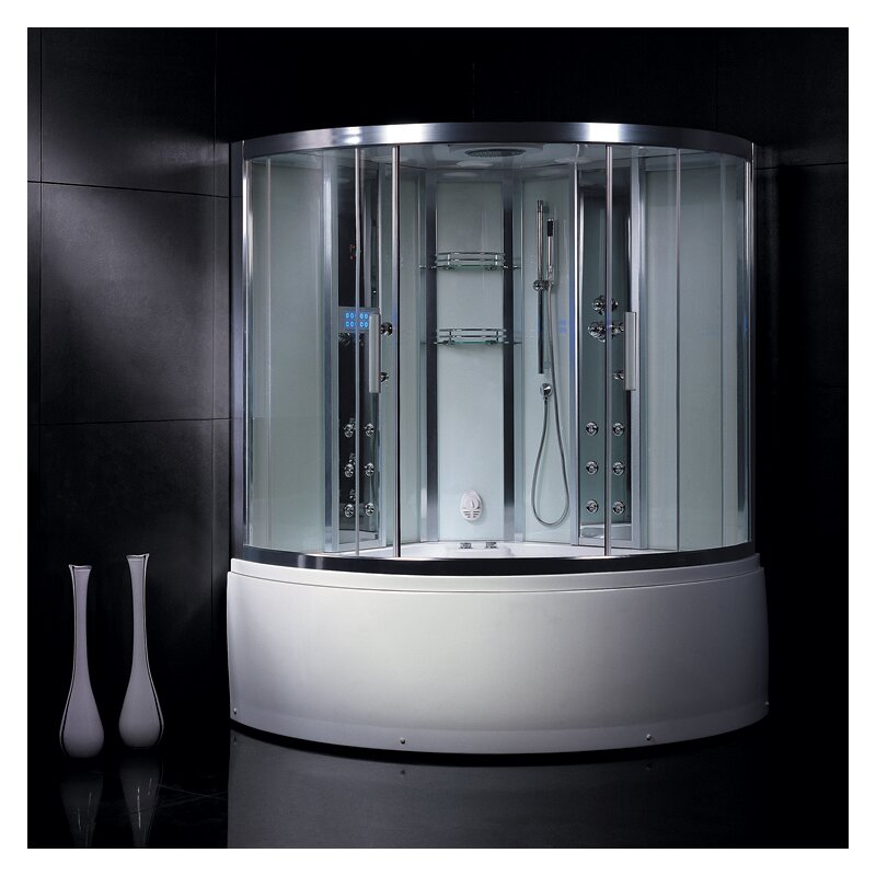 Platinum 3 kW Steam Shower with Whirlpool Bathtub