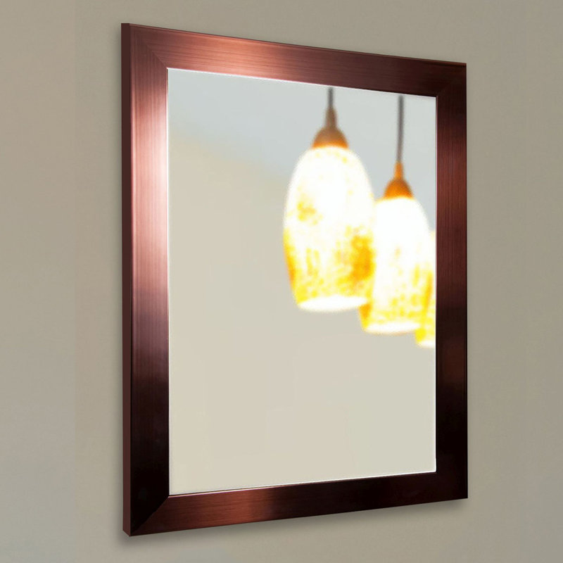 Industrial Wall Mirror brayden studio industrial bronze wall mirror & reviews | wayfair Industrial Wall Mirror brayden studio industrial bronze wall mirror & reviews | wayfair