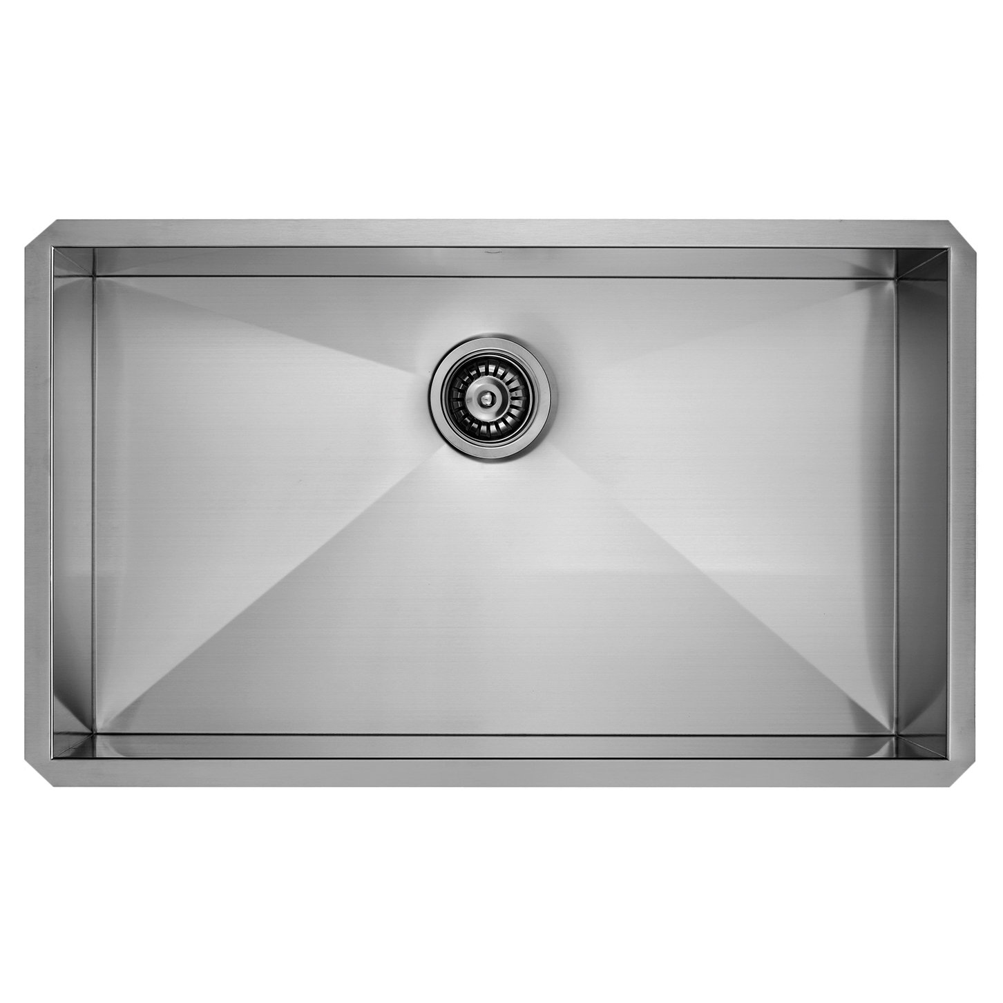 30 x 19 undermount single bowl 16 gauge stainless steel kitchen sink with strainer - Stainless Steel Kitchen Sink Gauge 30 x 19 undermount single bowl 16 gauge stainless steel kitchen sink with strainer - Stainless Steel Kitchen Sink Gauge