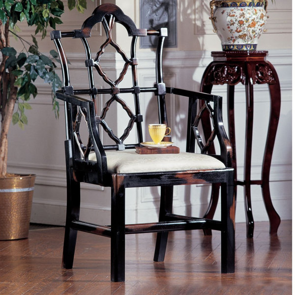 design toscano chinese chippendale armchair & reviews | wayfair design toscano chinese chippendale armchair & reviews | wayfair