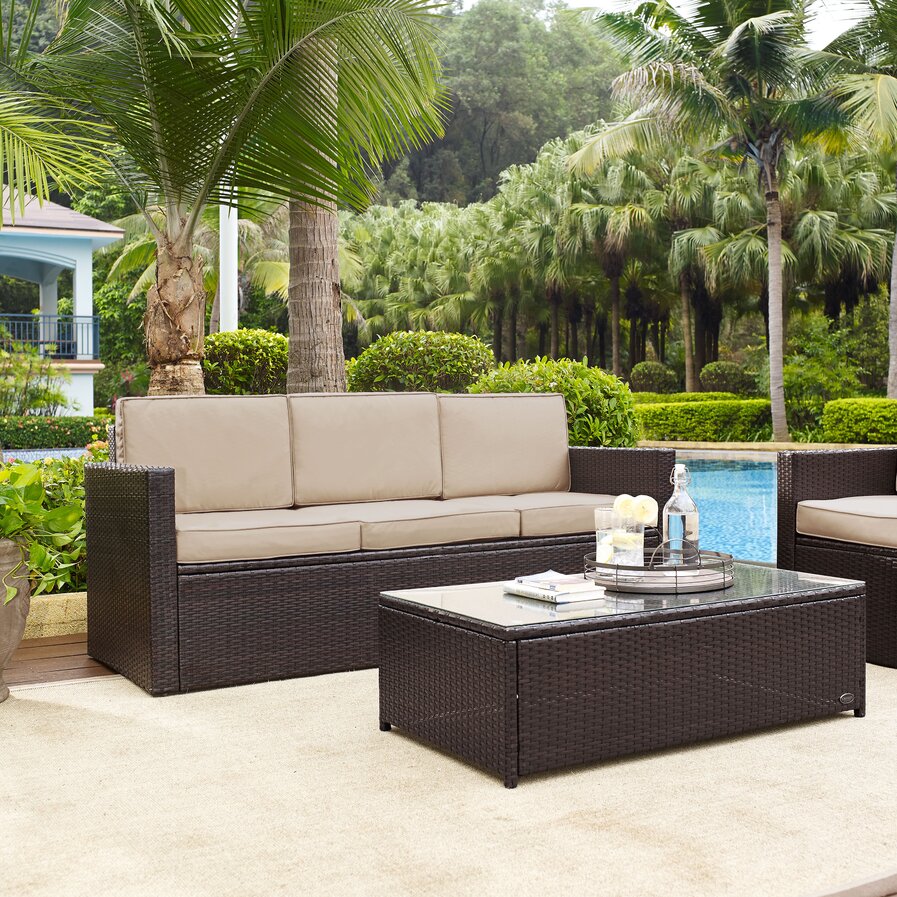 Patio Sofas & Loveseats You'll Love | Wayfair