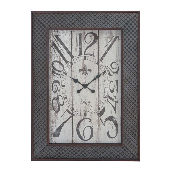 Woodland Imports Designed Wall Clock & Reviews Wayfair