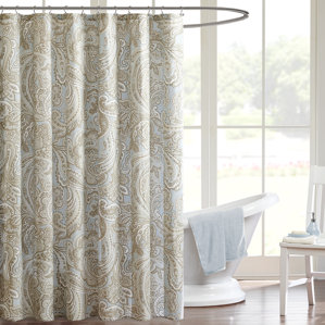100% cotton shower curtains you'll love | wayfair 100% cotton shower curtains you'll love | wayfair