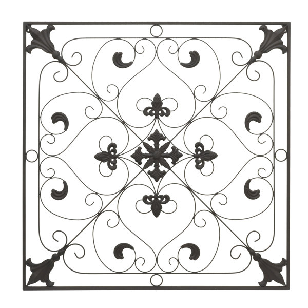 Square Metal Wall Decor three hands co. ornate square metal wall decor | wayfair Square Metal Wall Decor three hands co. ornate square metal wall decor | wayfair