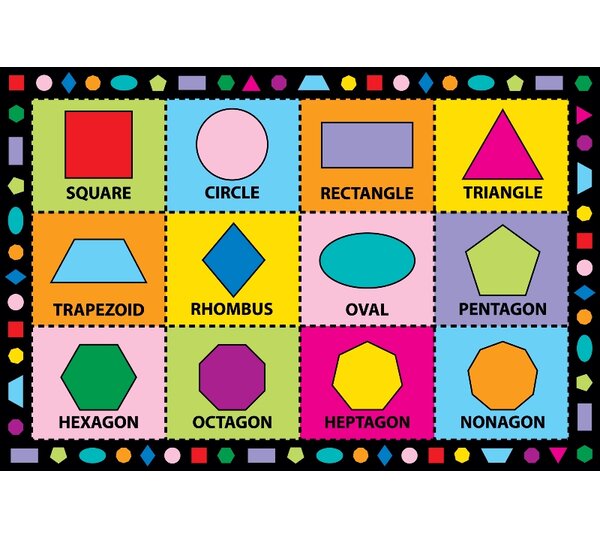 Fun Rugs Fun Time Shapes Kids Rug & Reviews | Wayfair