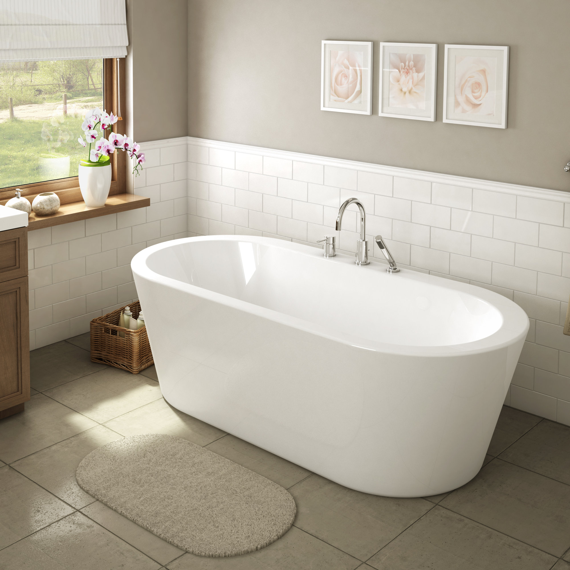 A E Bath And Shower Una 71 X 34 Freestanding Bathtub Reviews Una 71 X 34 Freestanding Bathtub