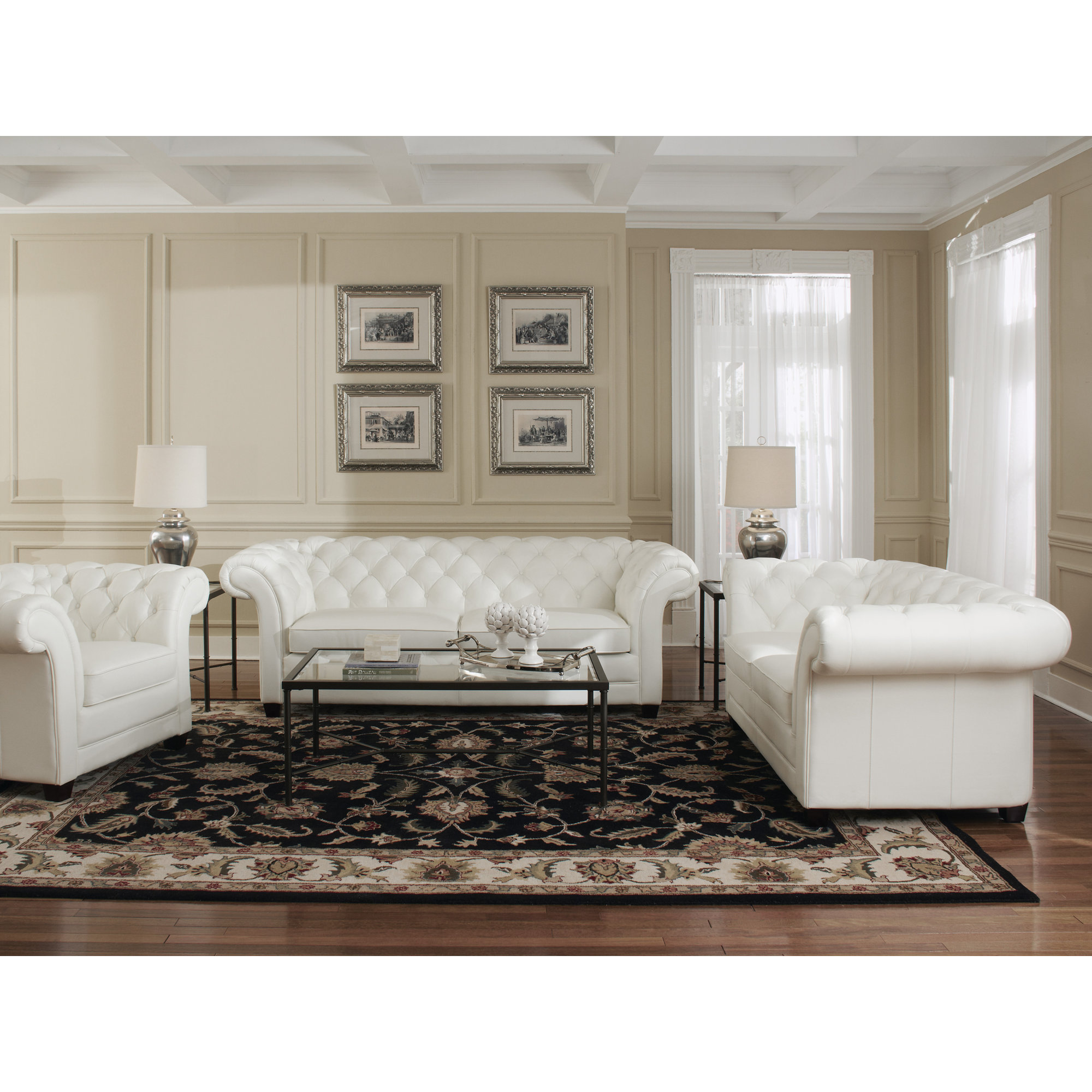 Lazzaro Leather Leather Chesterfield Sofa & Reviews Wayfair