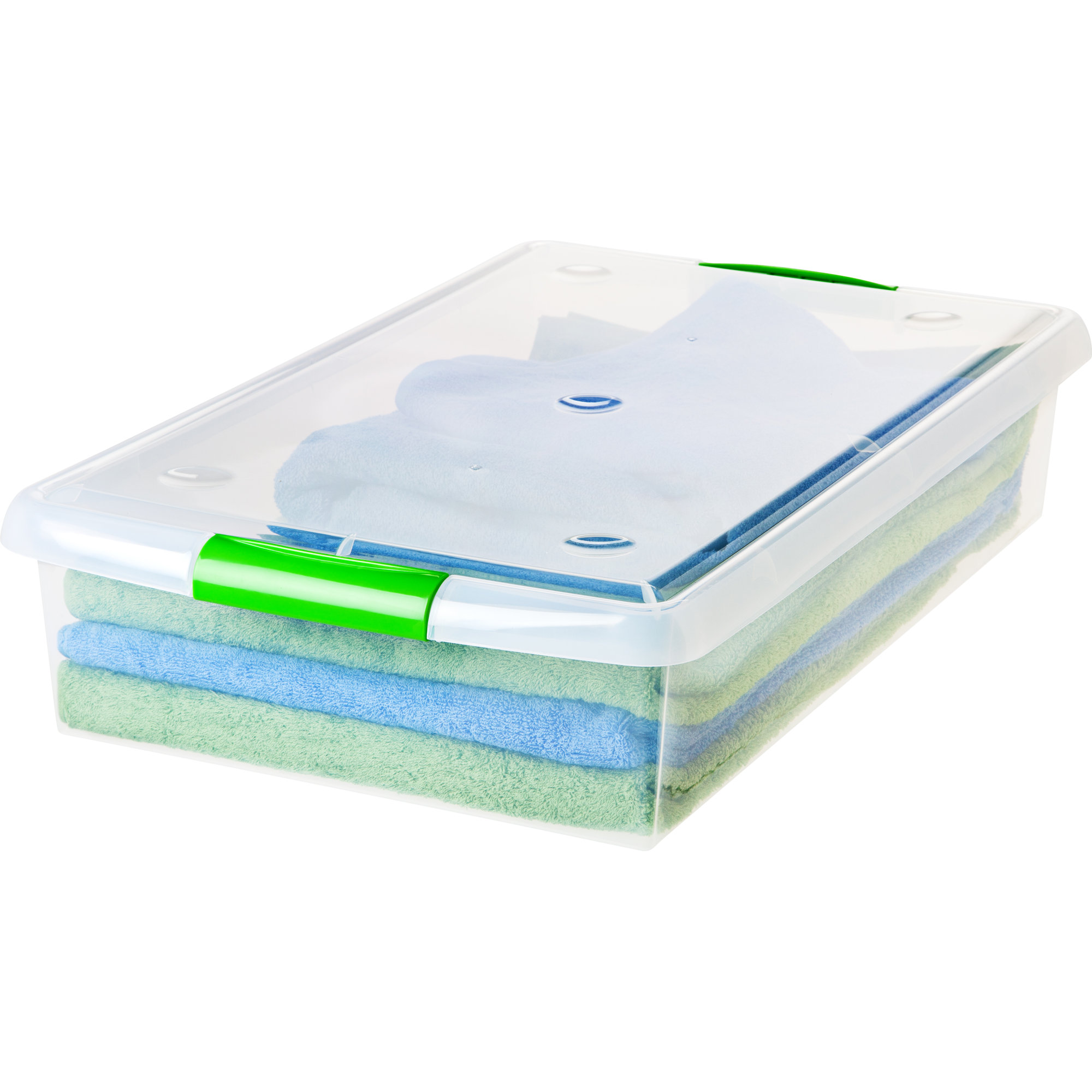 IRIS 40 Quart Underbed Store and Slide Storage Box & Reviews Wayfair