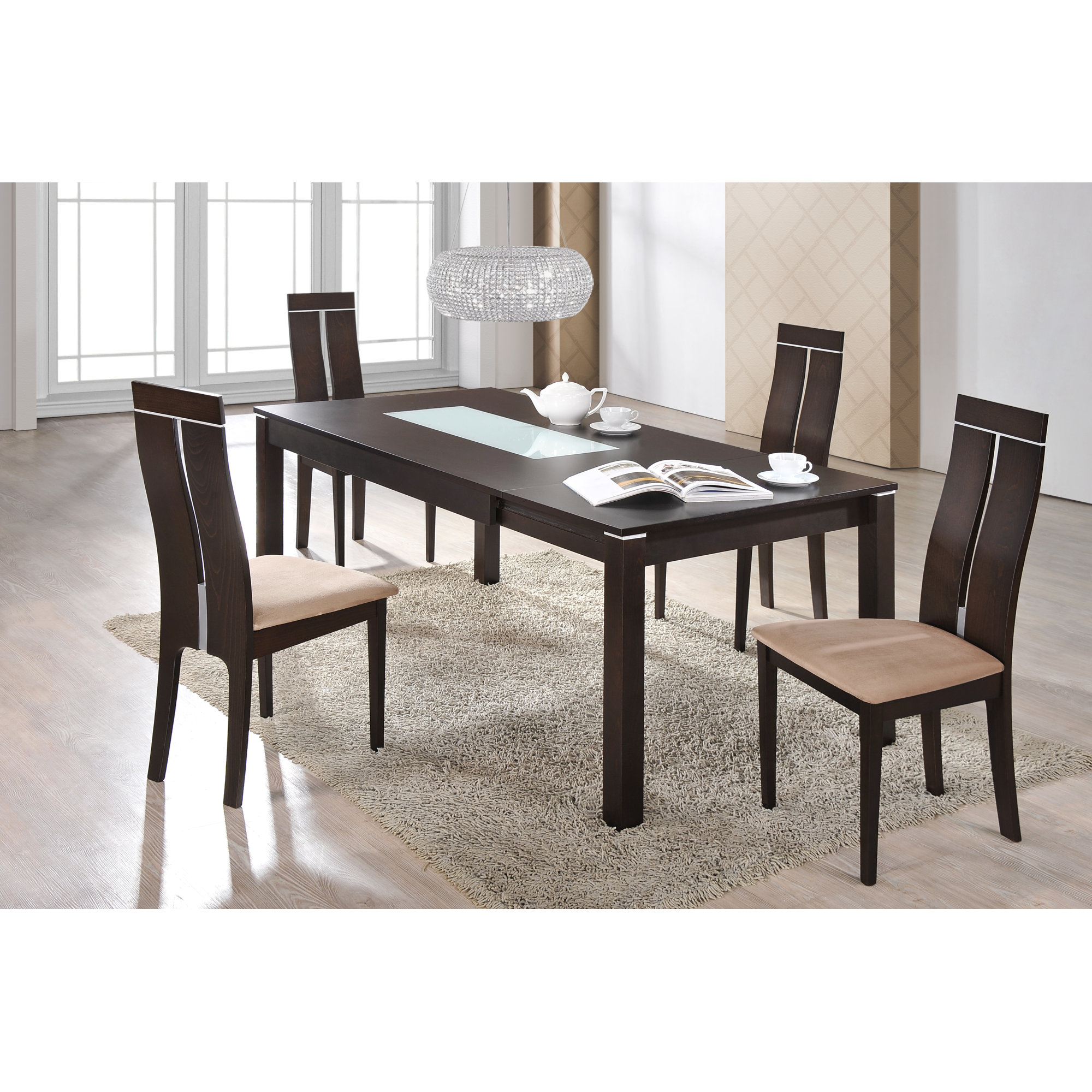 Global Furniture USA Extendable Dining Table & Reviews Wayfair