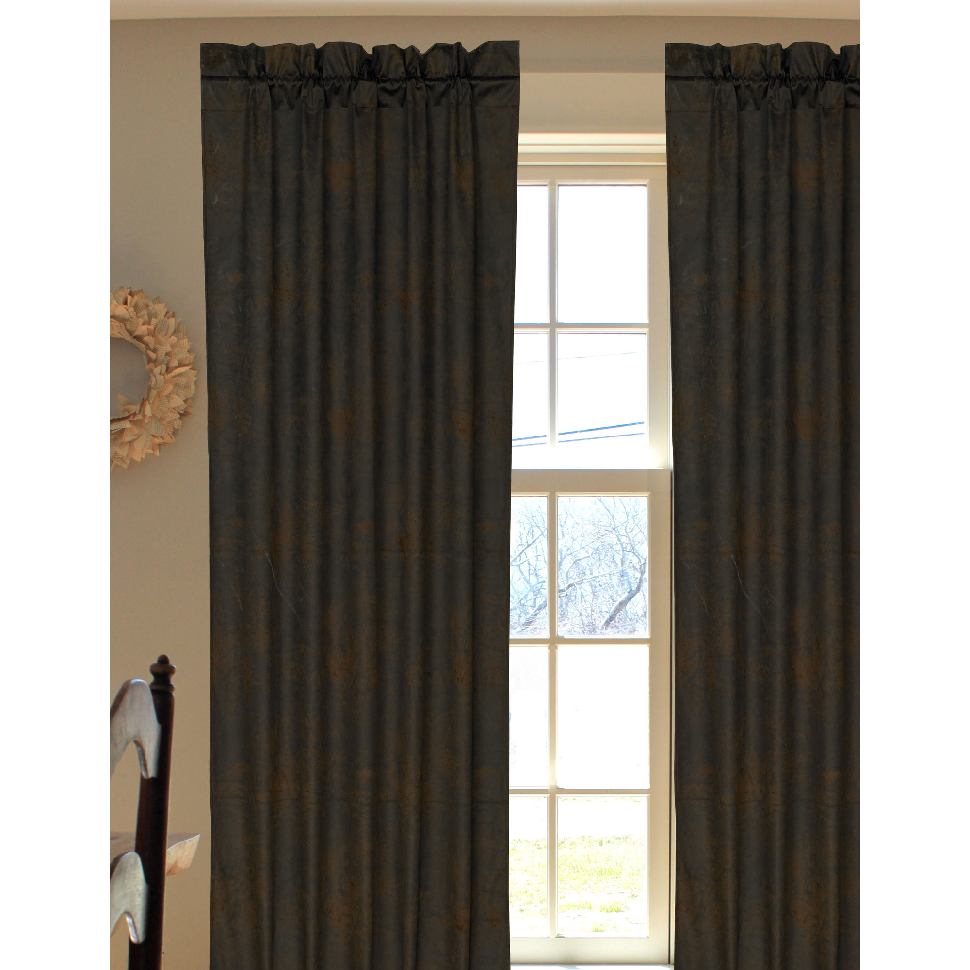 HiEnd Accents Single Curtain Panel & Reviews Wayfair