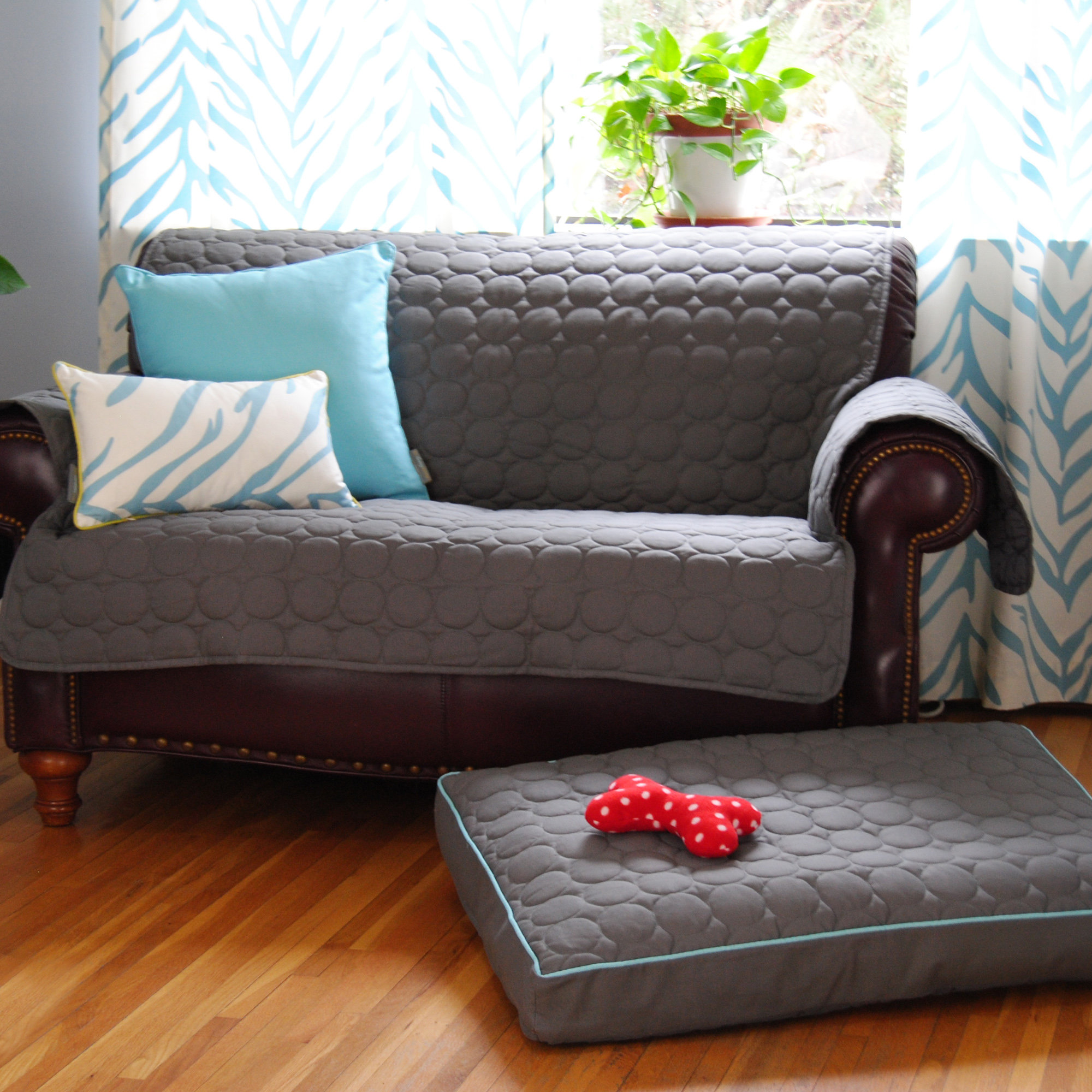 EZ Living Home Circle Water Repellent Quilted Sofa Protector & Reviews