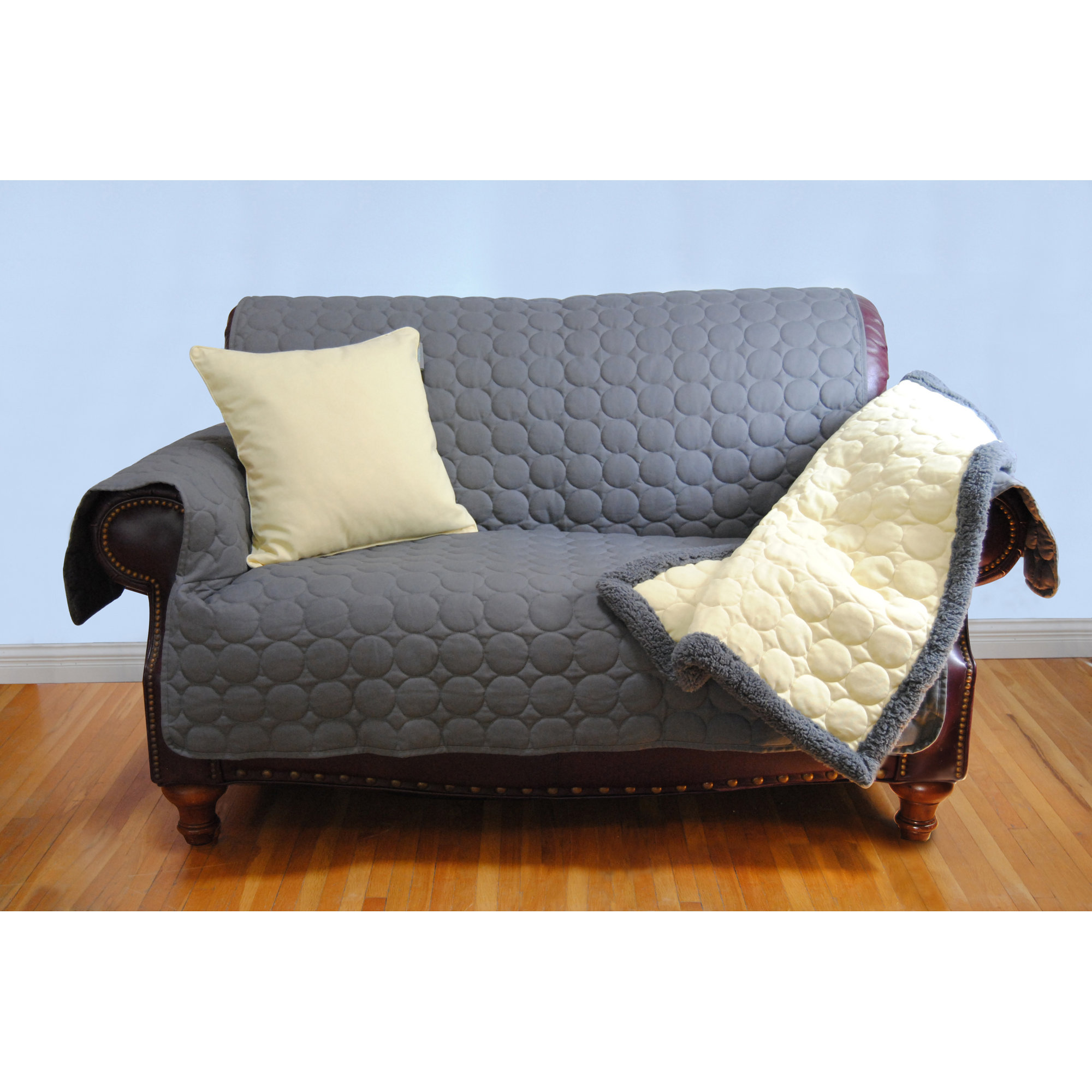 EZ Living Home Circle Water Repellent Quilted Sofa Protector & Reviews