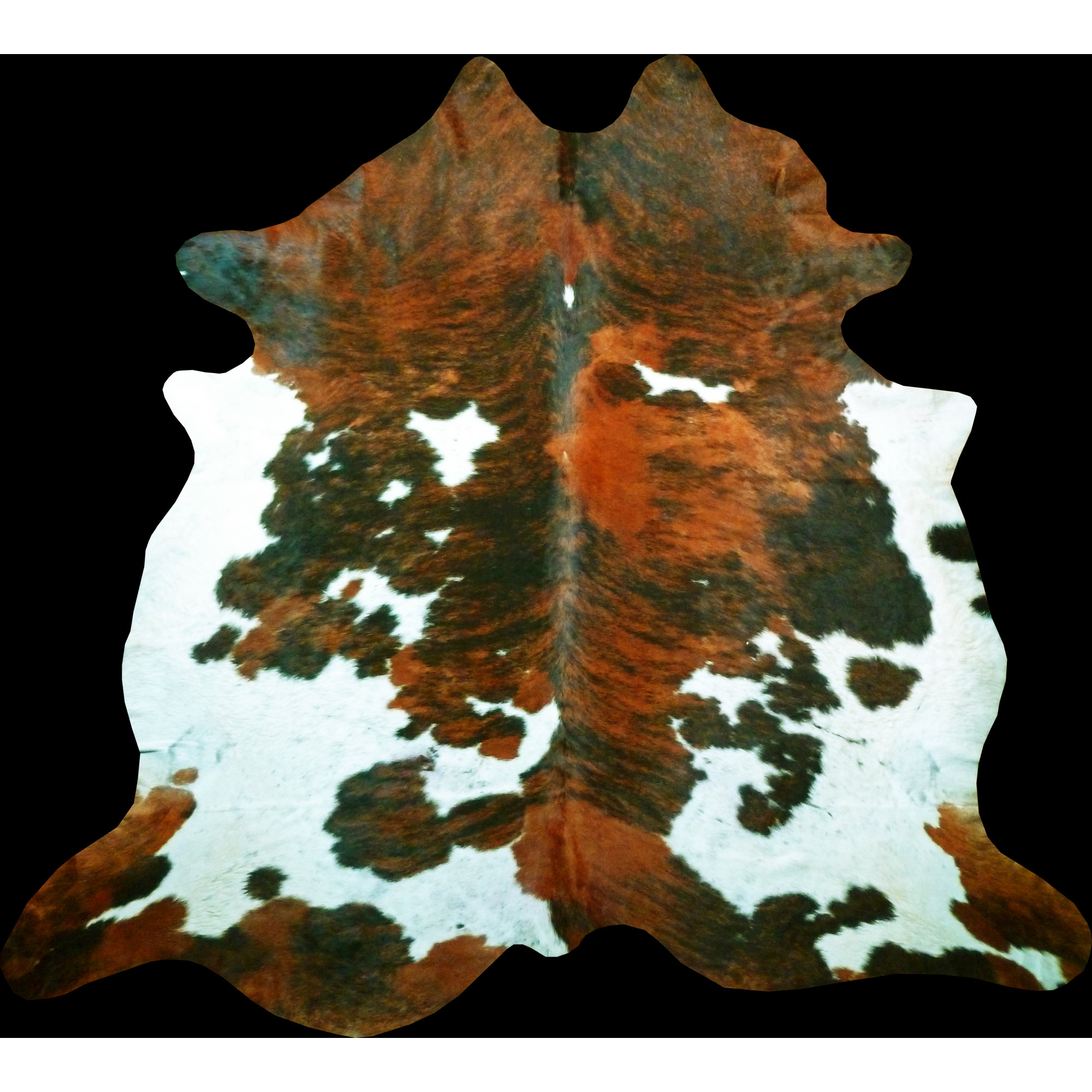 Chesterfield Leather Brindle Extra Large Brazilian Cowhide Area Rug