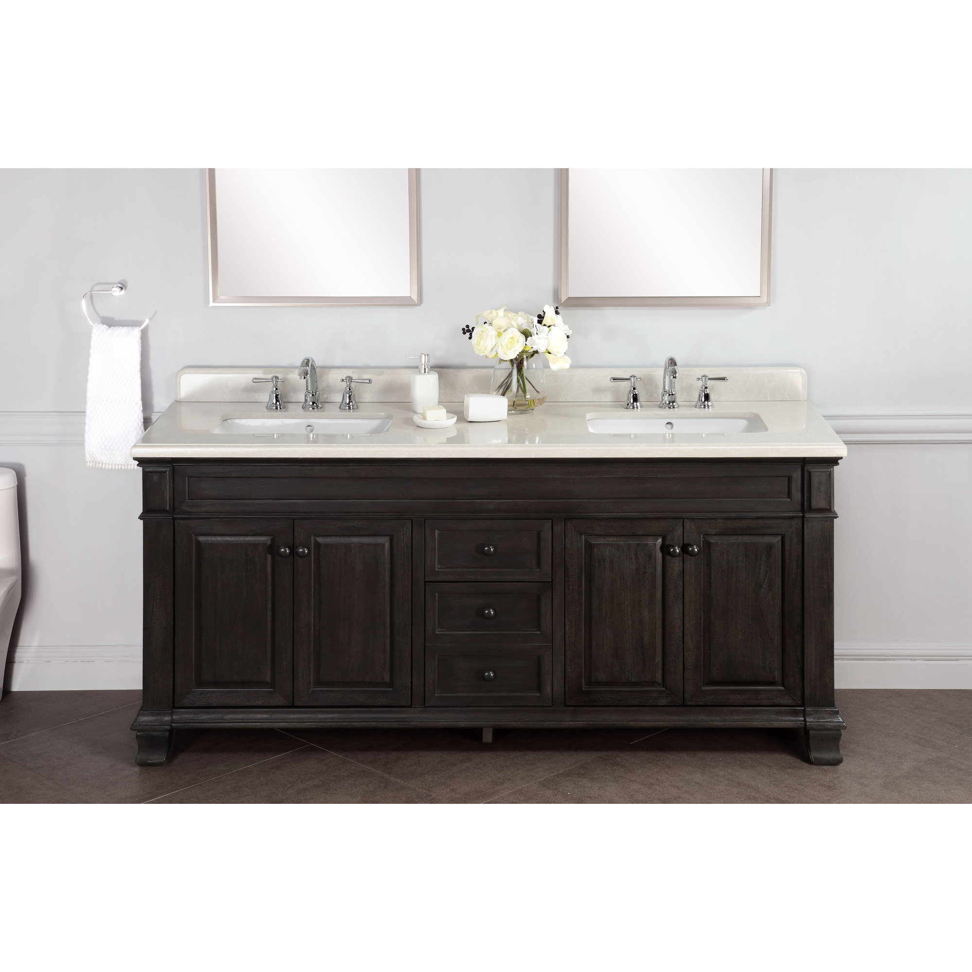 Eviva Tux 24 Single Bathroom Vanity Set Wayfair Kingsley 72 Double Bathroom Vanity Set