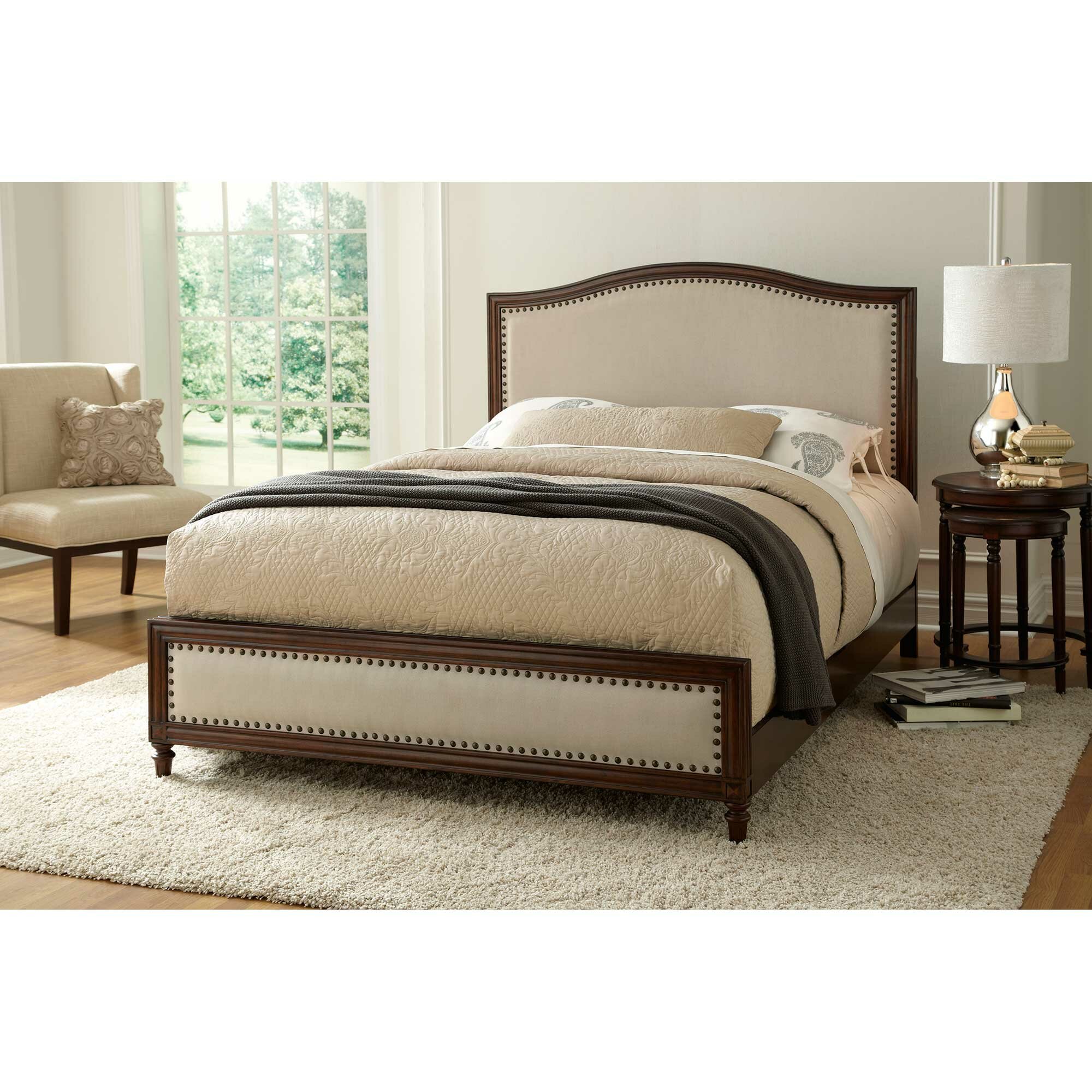 Fashion Bed Group Grandover Upholstered Panel Bed & Reviews | Wayfair