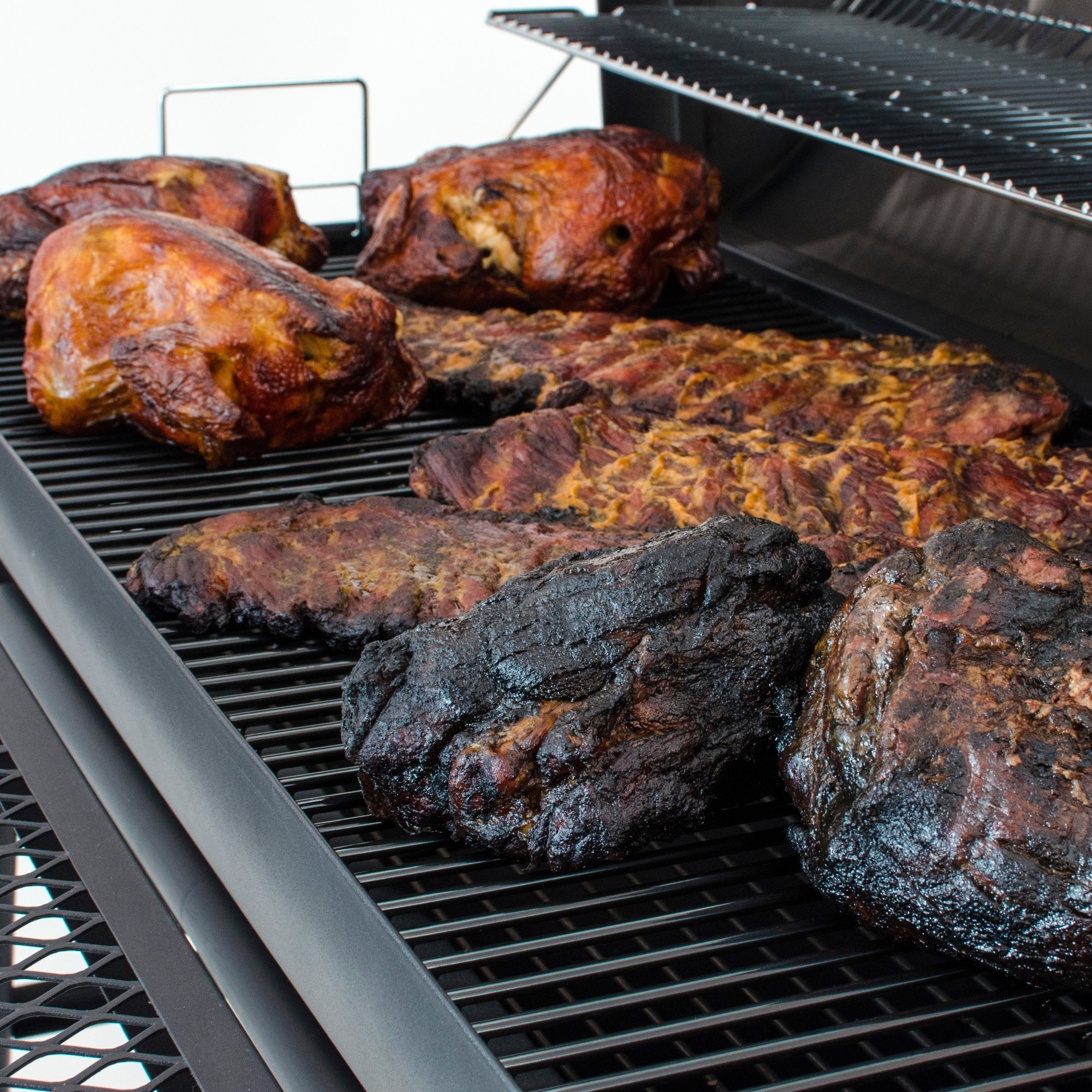 CharBroil American Gourmet Deluxe Offset Charcoal Smoker & Grill