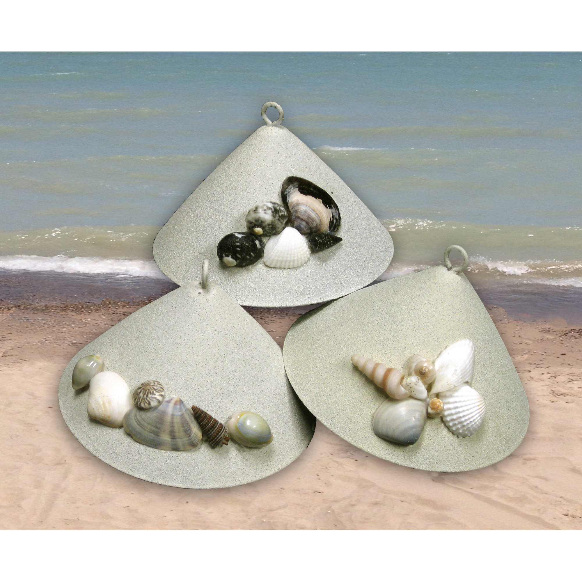 Sunblossom Solar Gifts Llc Window Seashell Sugar Sand Indoor Window Seashell Sugar Sand Solar Indoor Wind Chime