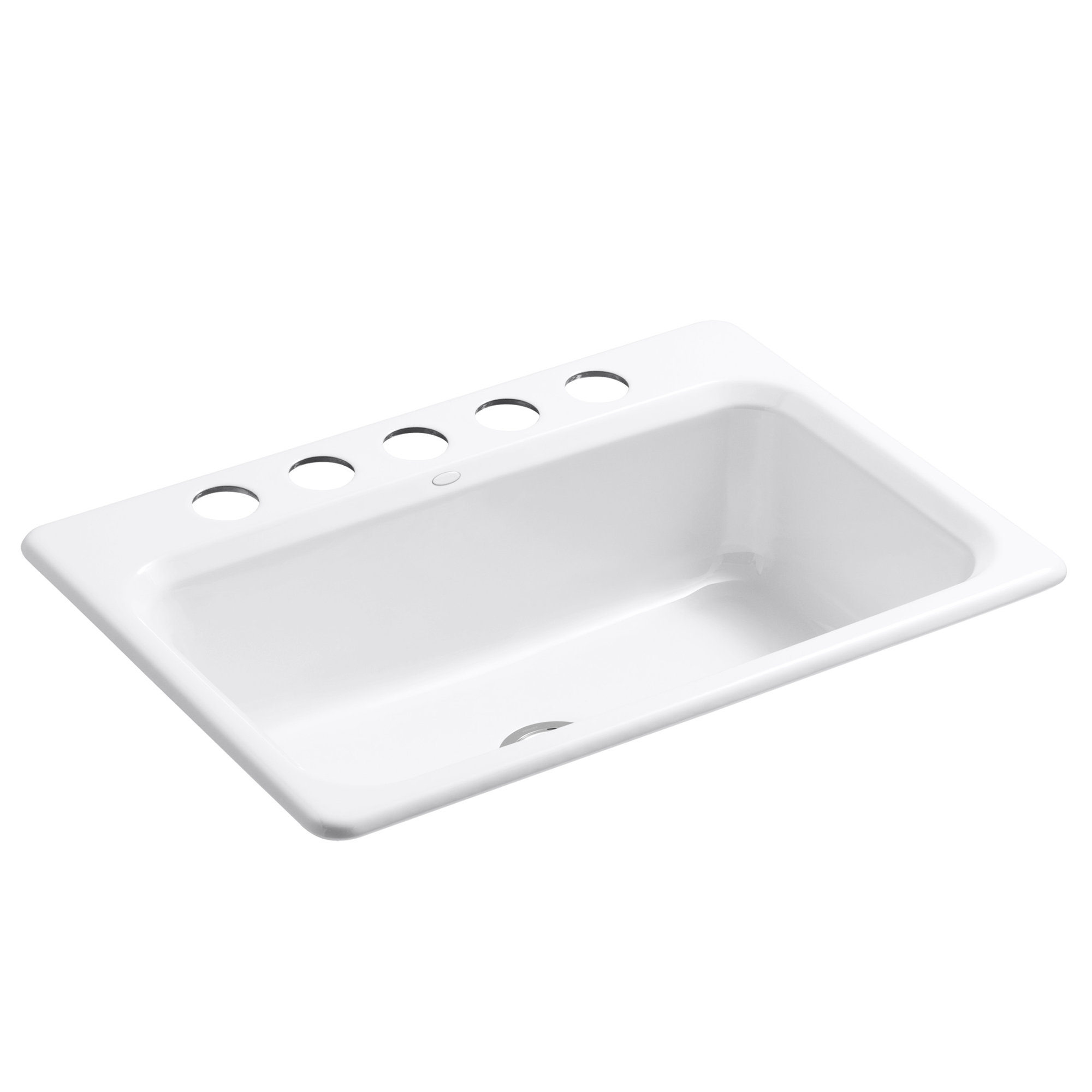 kohler bakersfield 31 x 22 x 8 58 under mount single bowl kitchen sink with 5 faucet holes reviews wayfair - White Single Basin Kitchen Sink kohler bakersfield 31 x 22 x 8 58 under mount single bowl kitchen sink with 5 faucet holes reviews wayfair - White Single Basin Kitchen Sink