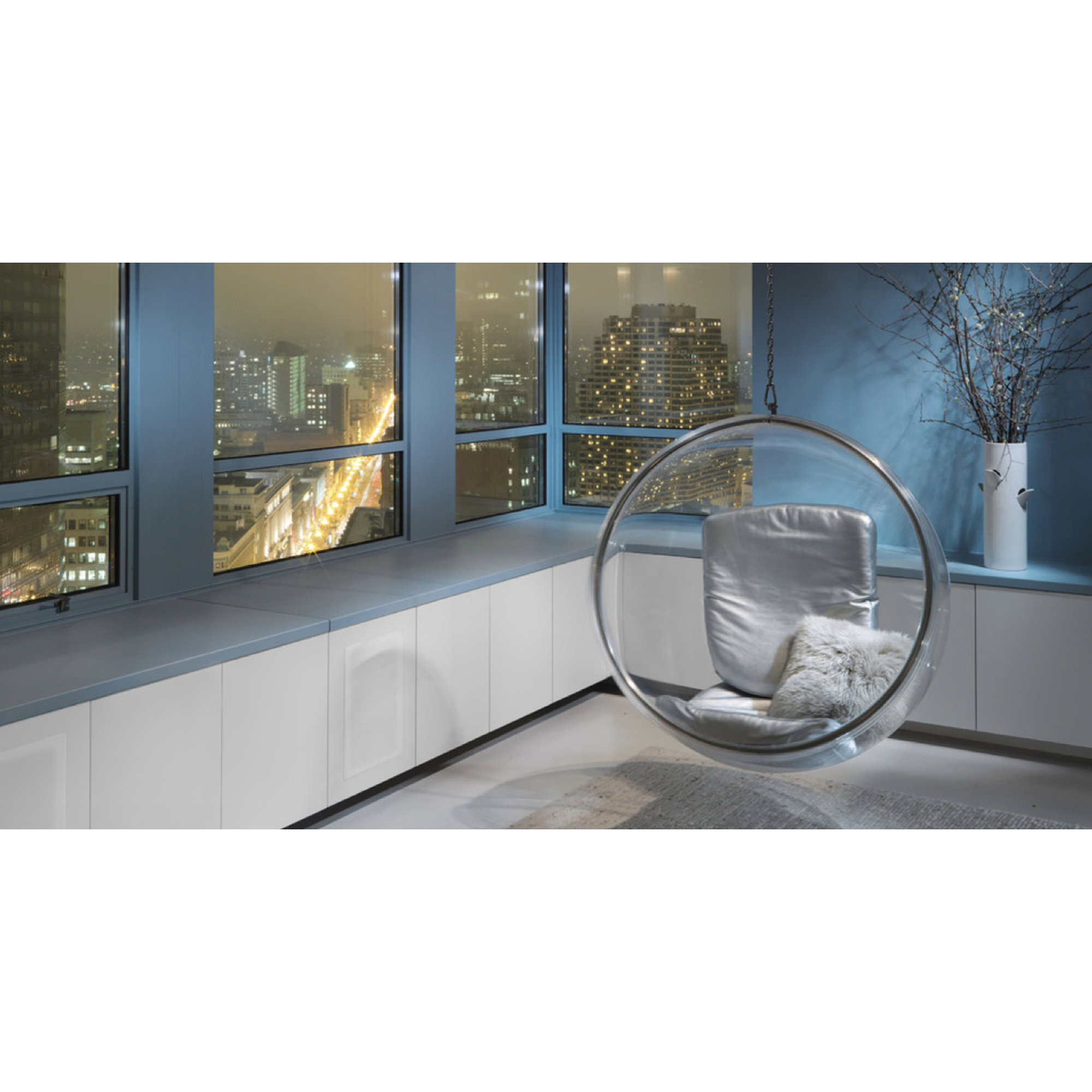 Kardiel Bubble Style Hanging Ceiling Balloon Chair & Reviews Wayfair