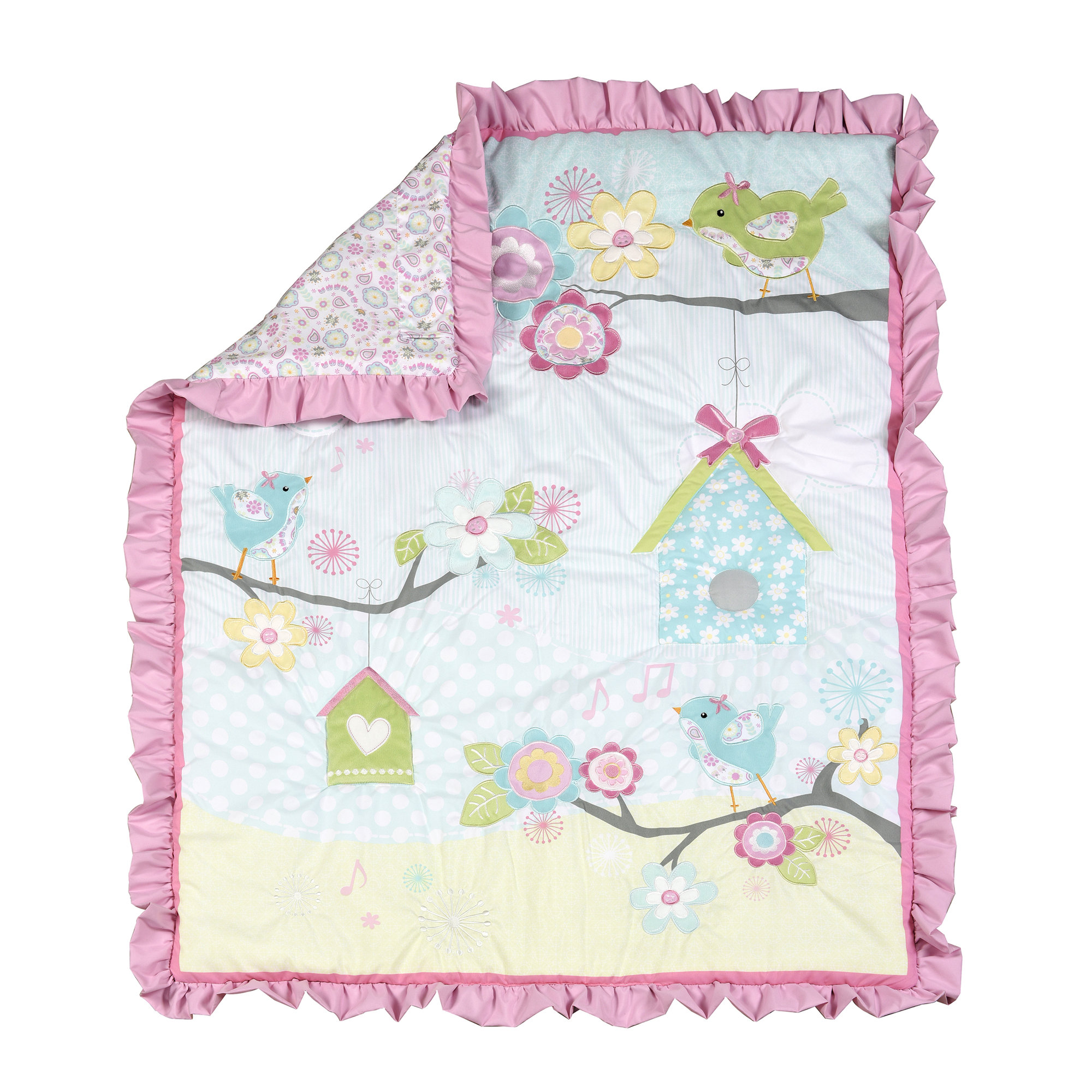 Baby's First Garden Song 4 Piece Crib Bedding Set & Reviews Wayfair