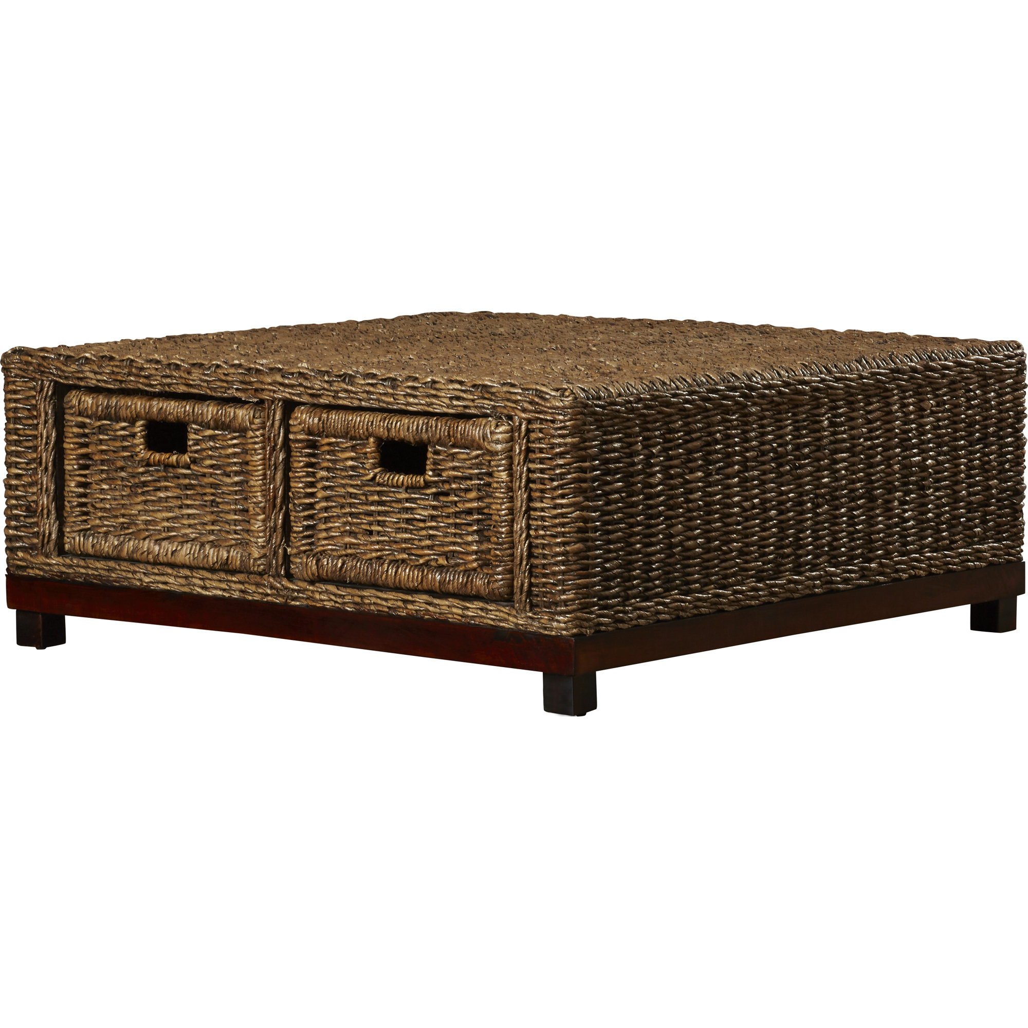 Beachcrest Home Bayberry Woven Coffee Table & Reviews Wayfair