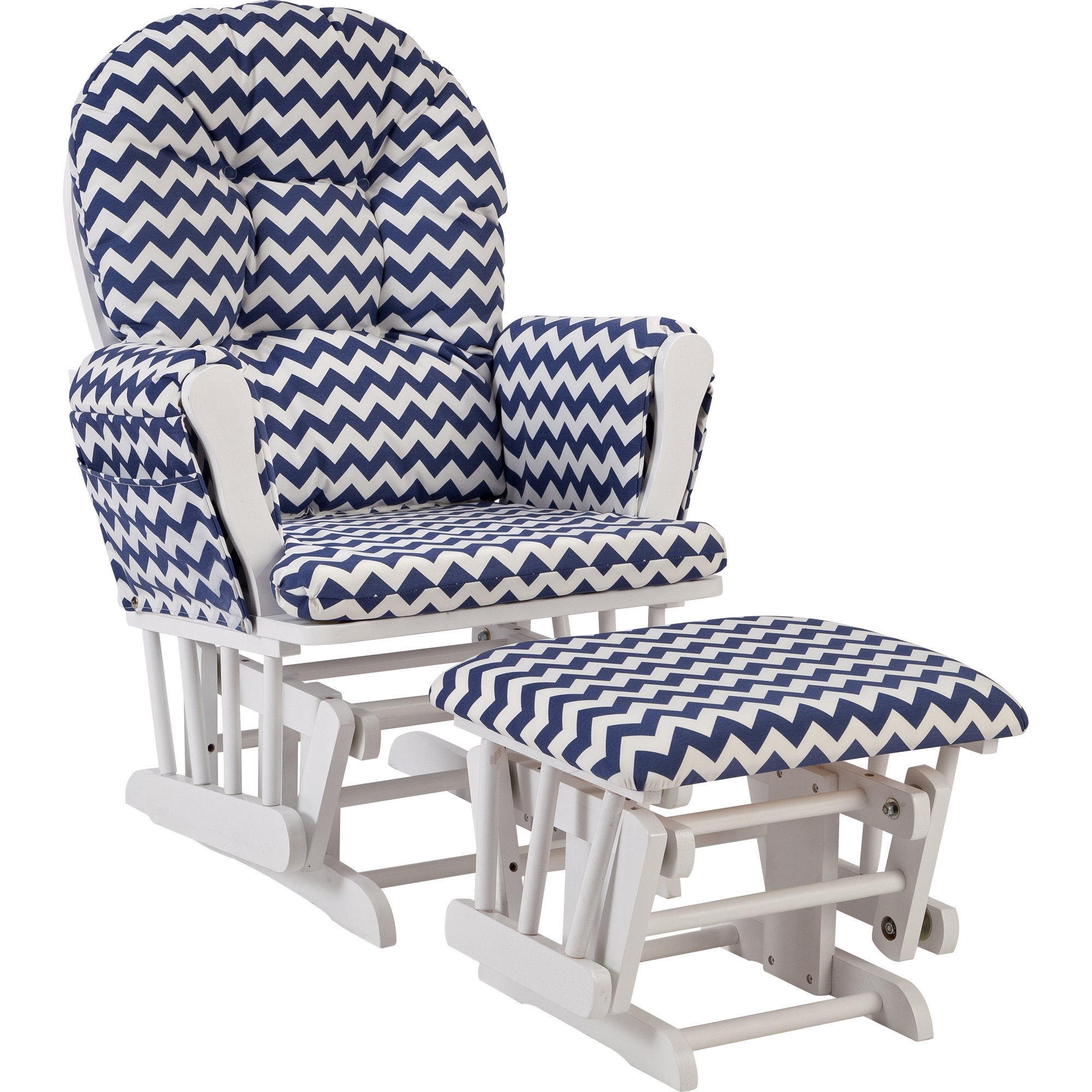 Storkcraft Hoop Chevron Glider and Ottoman & Reviews Wayfair