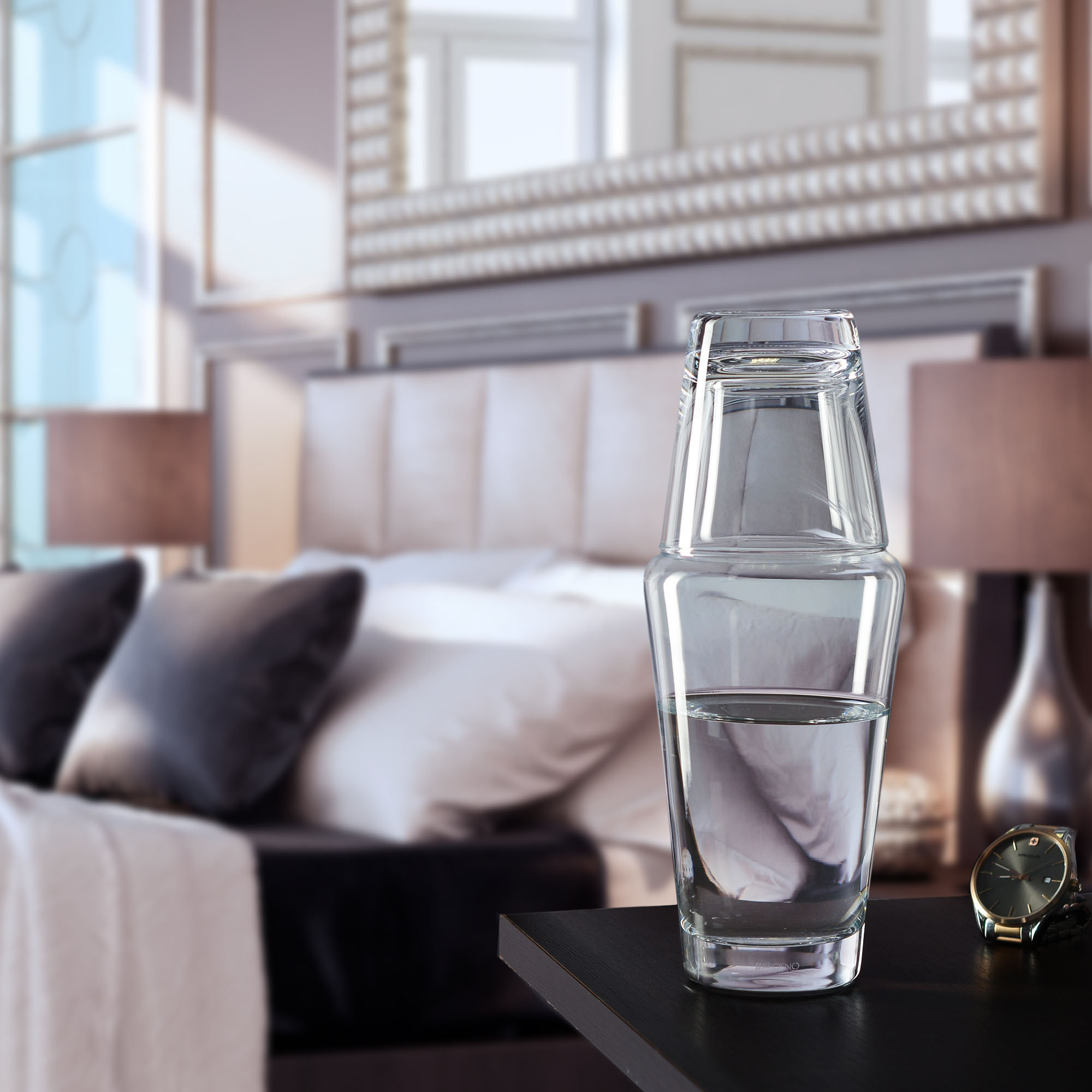 KROSNO Hydro 2 Piece Bedside Water Carafe Set & Reviews Wayfair
