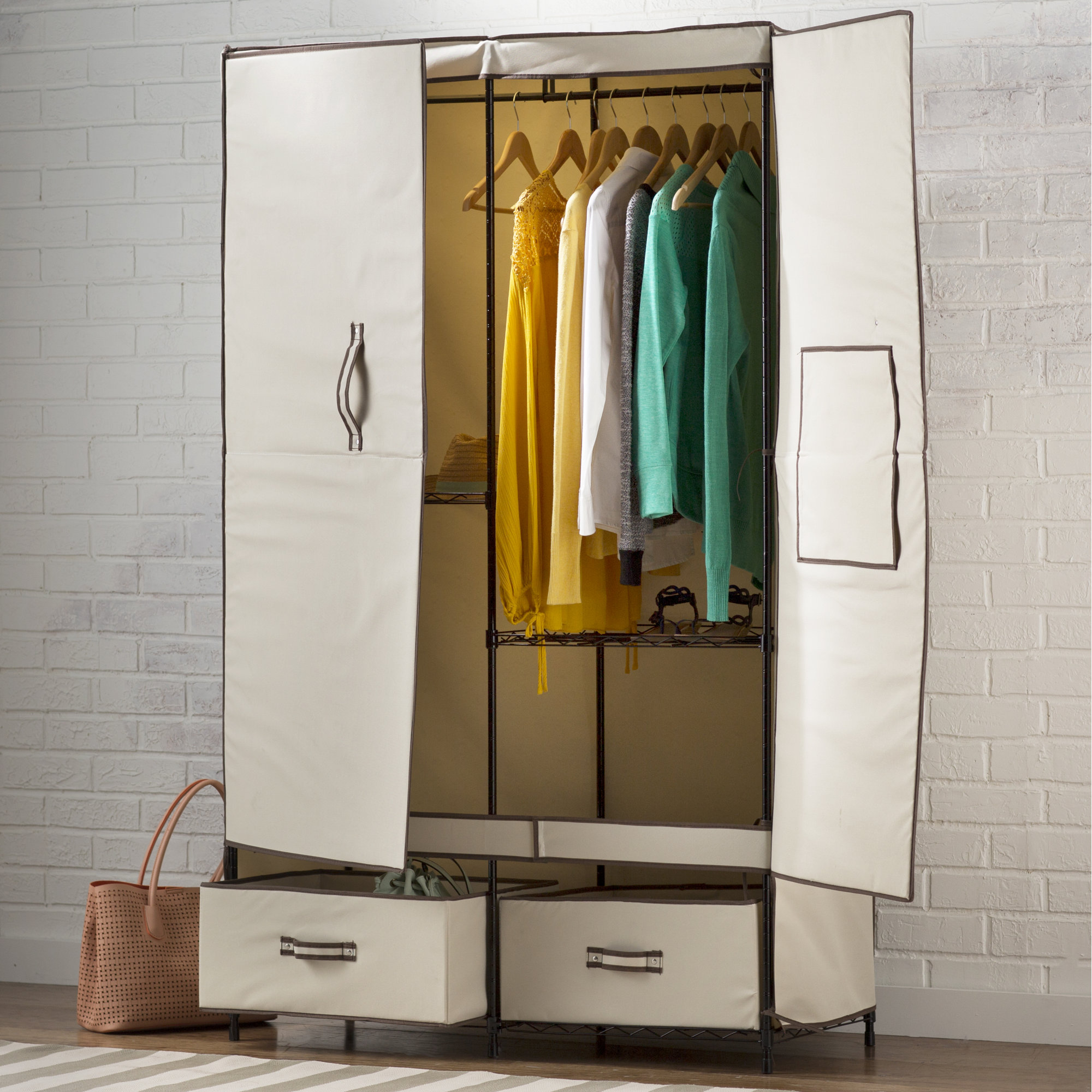 Wayfair Basics Wayfair Basics 43" W Wardrobe & Reviews Wayfair.ca