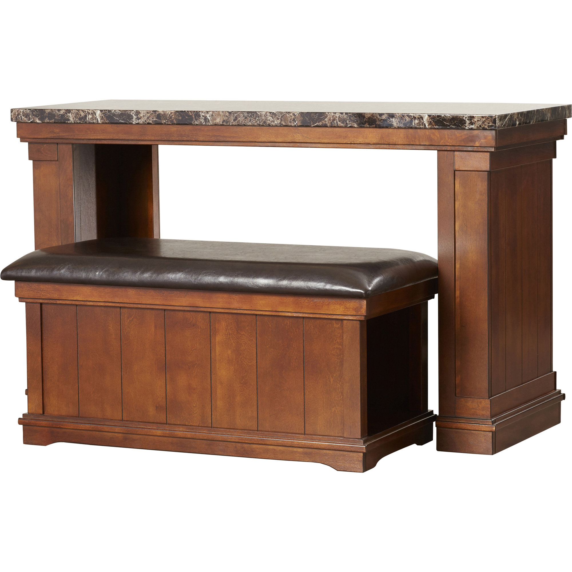 Darby Home Co Hodgkinson Console Table with Ottoman & Reviews Wayfair