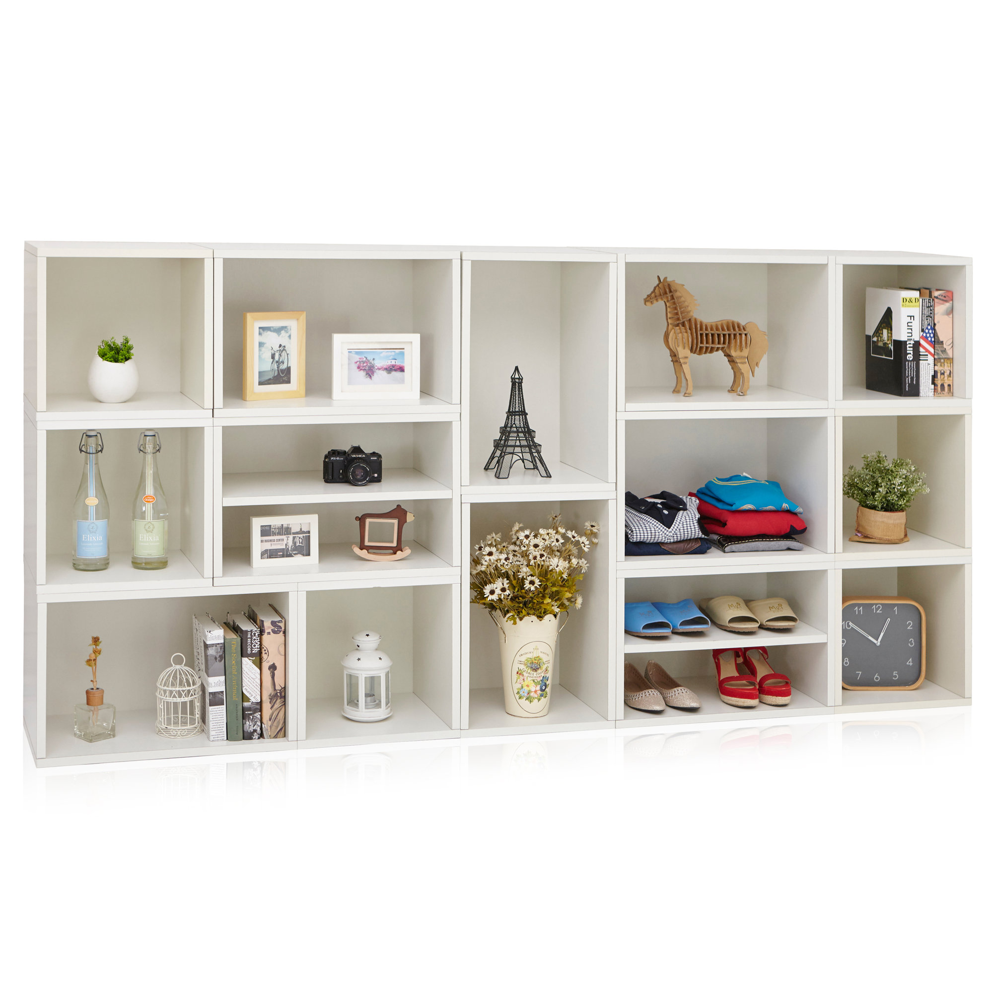 Way Basics Rome Storage 44" Cube Unit Bookcase & Reviews Wayfair