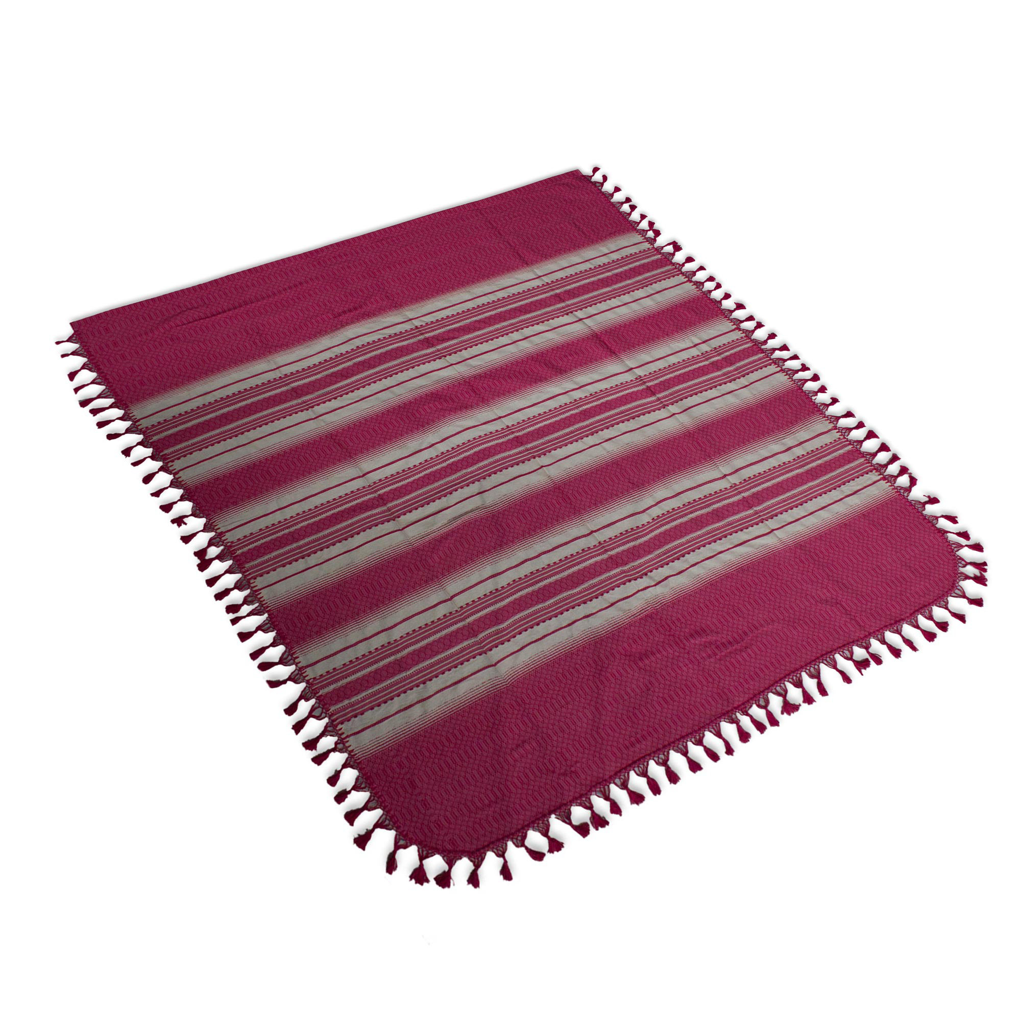 Novica Rosa Mexicana Zapotec Cotton Twin Bedspread Wayfair