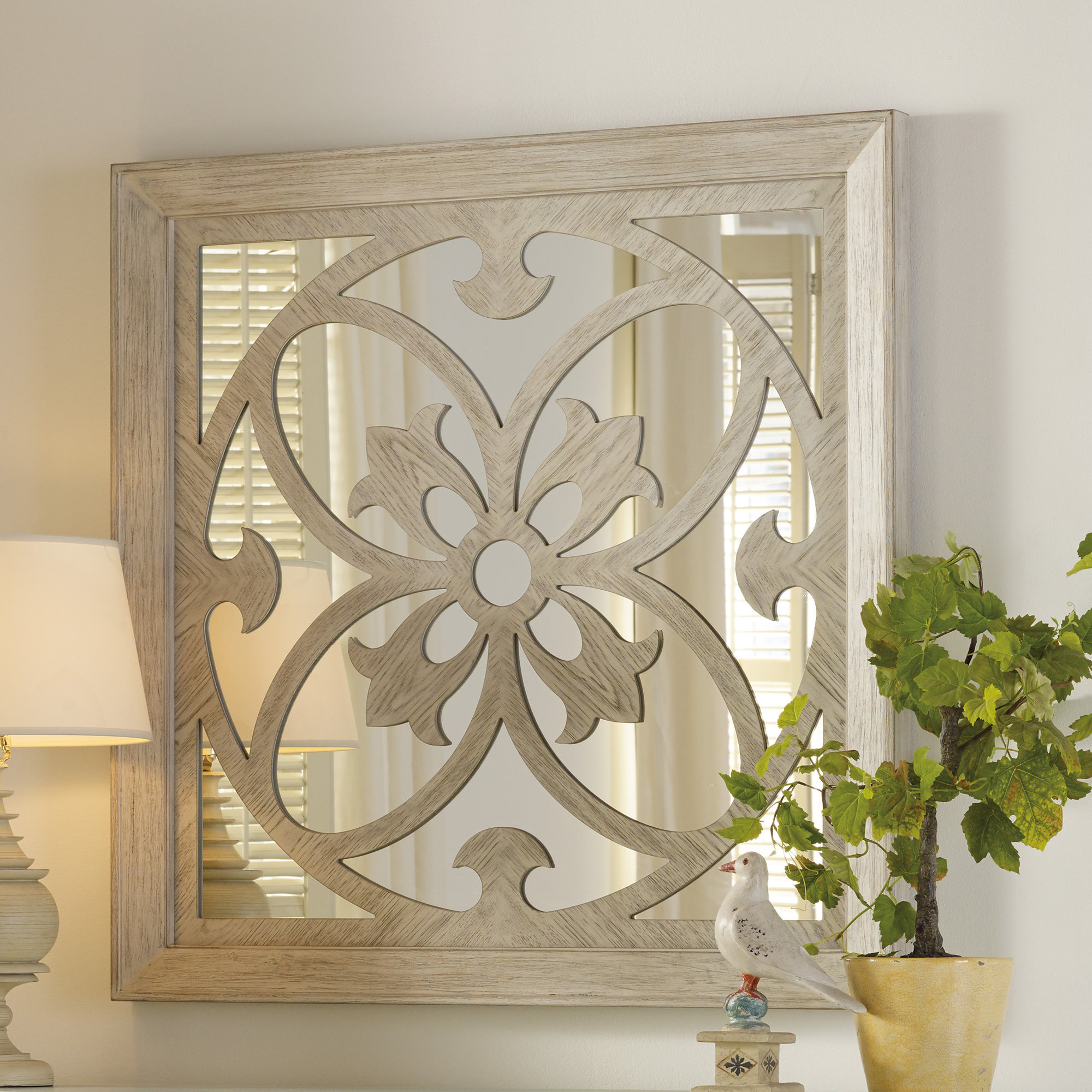 Hooker Furniture Sunset Point Decorative Square Mirror Wayfair.ca