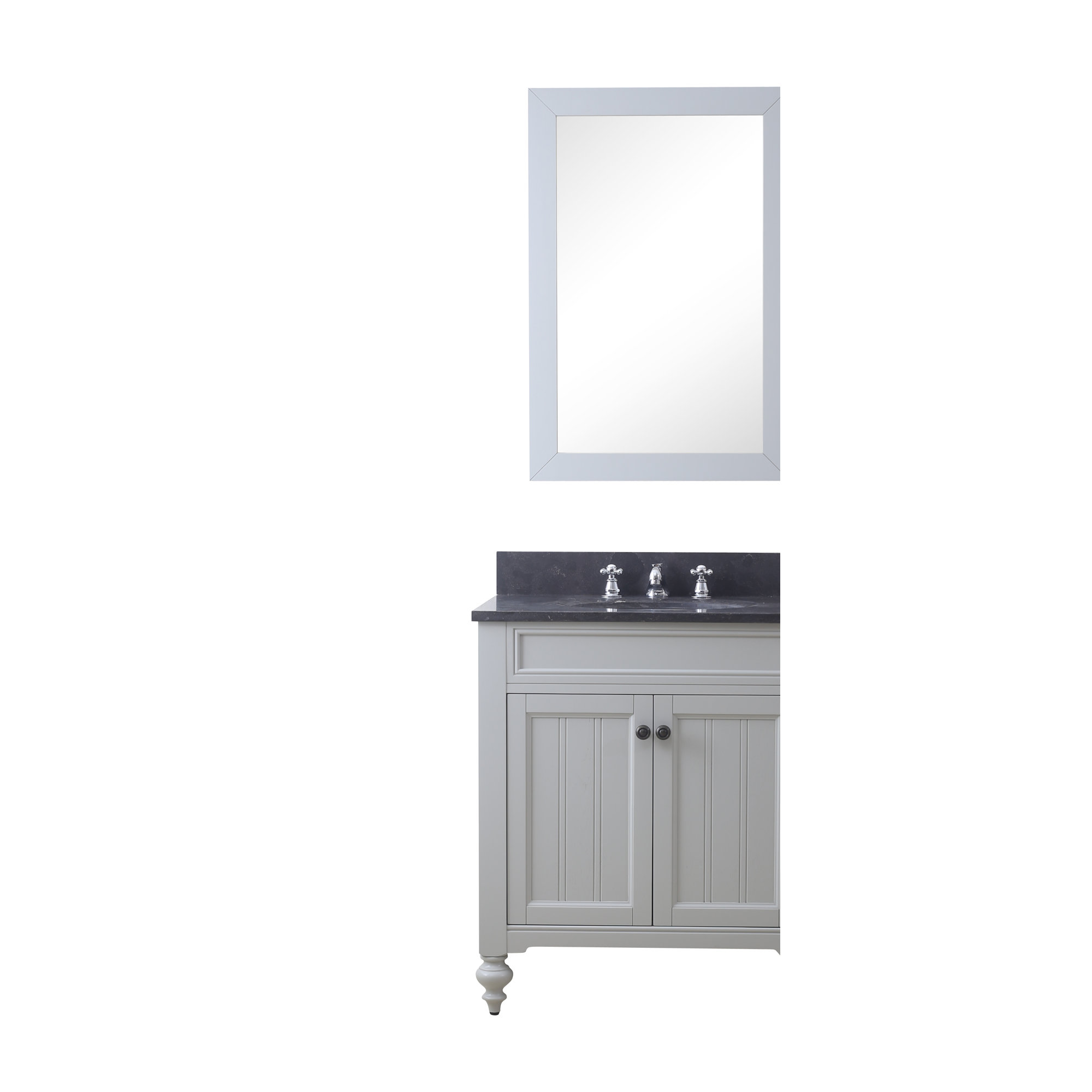 Latimer 30" Single Bathroom Vanity Set with Mirror and Faucet