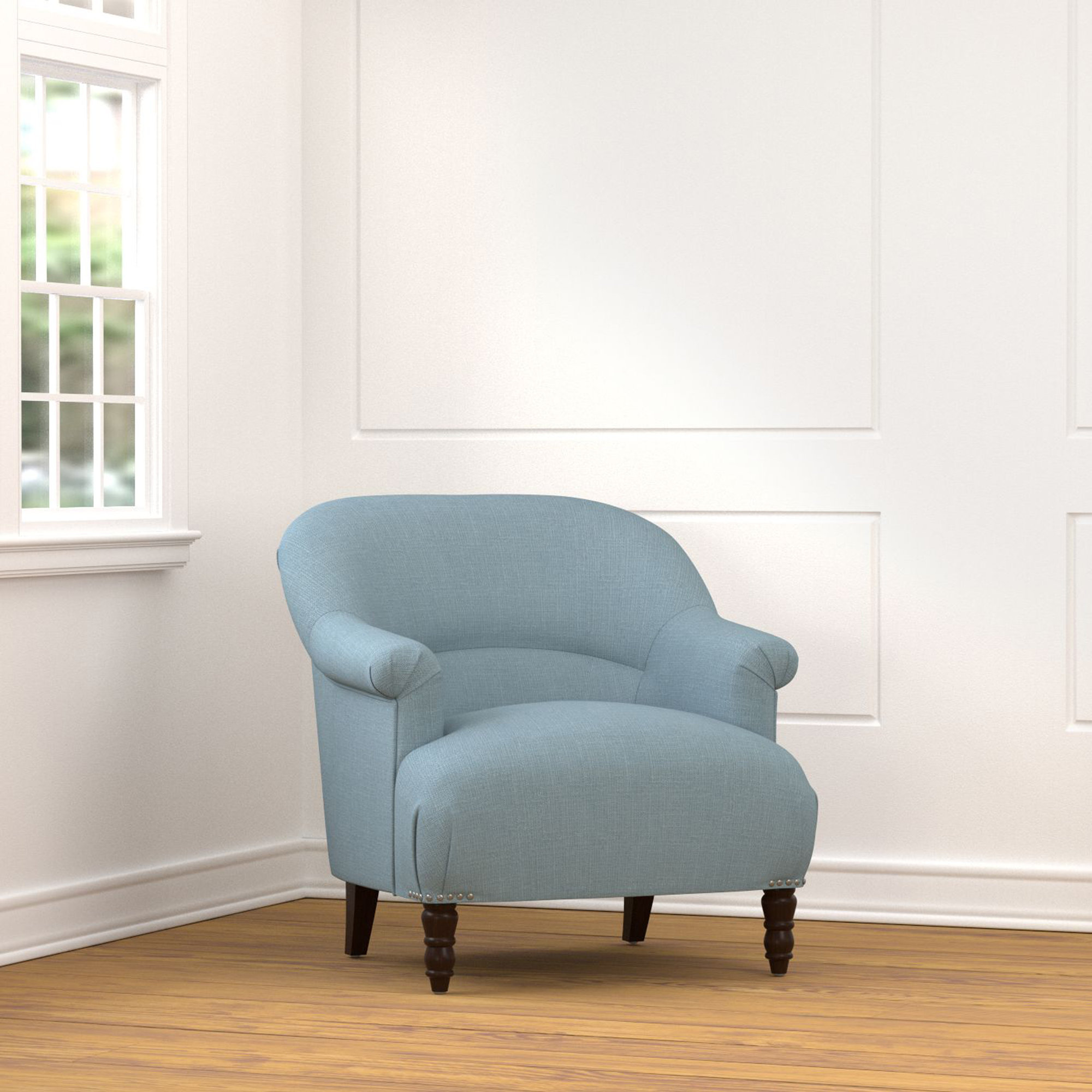 Laurel Foundry Modern Farmhouse Argent Barrel Chair & Reviews Wayfair