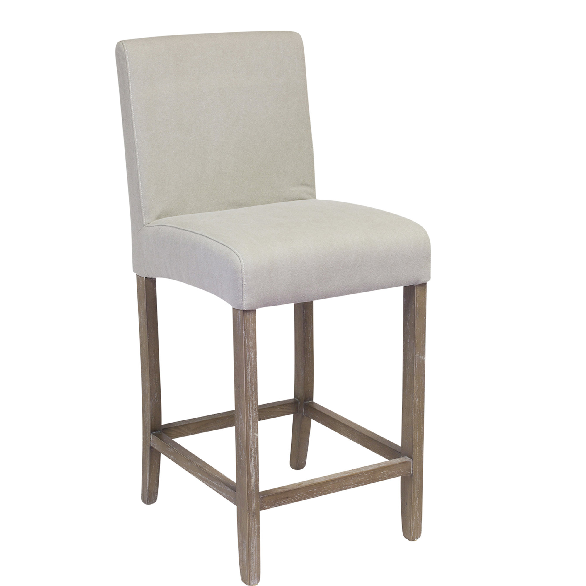 Design Tree Home James 25.25" Counter Height Stool with Cushion