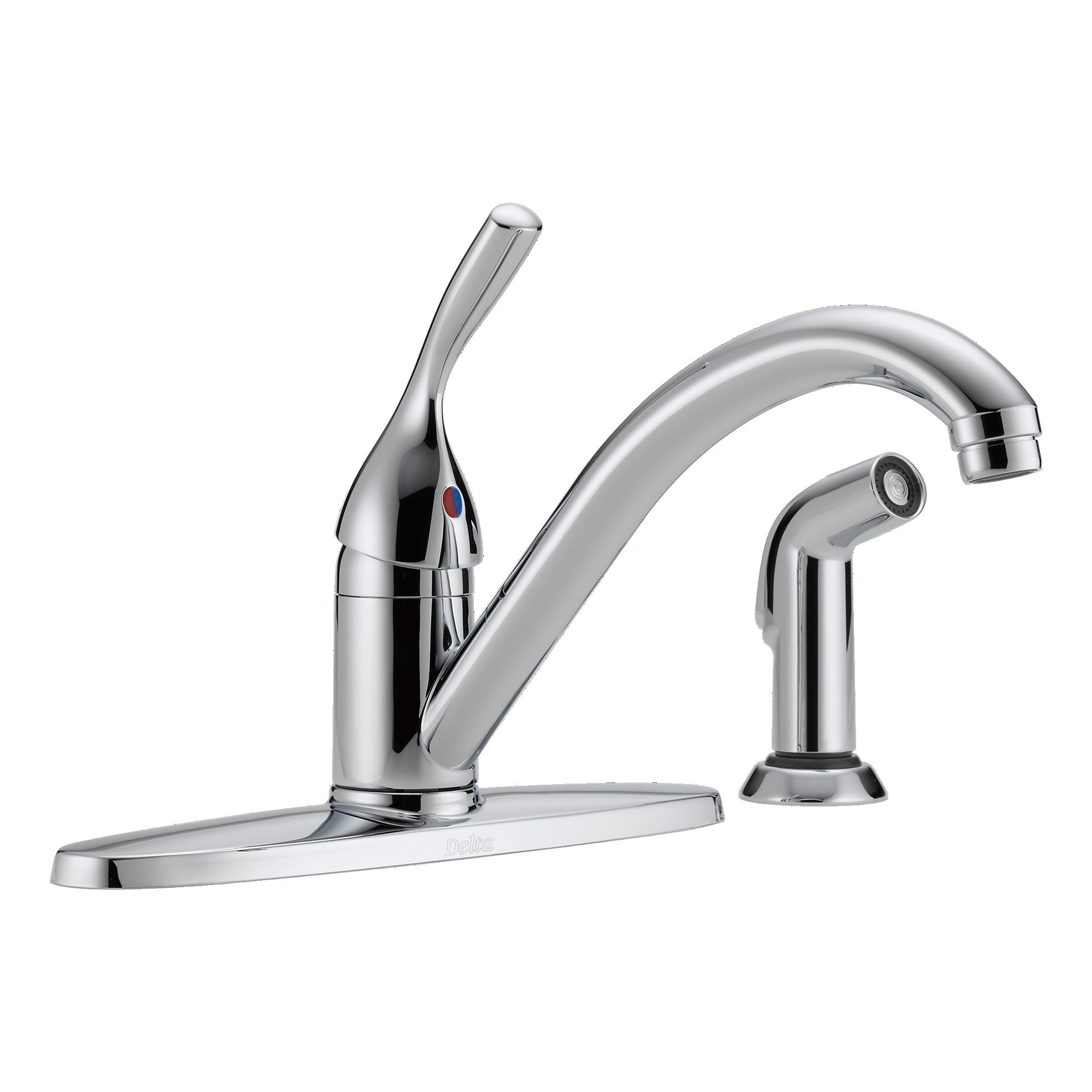 Delta Faucet Cz Dst Trinsic Single Handle Pull Down Kitchen Faucet