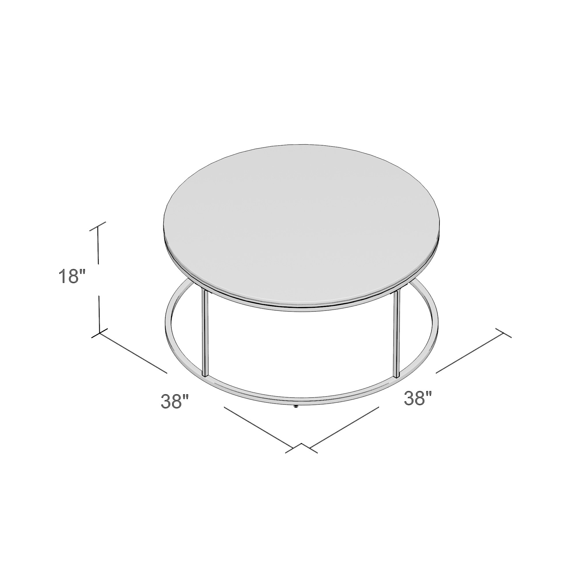 Latitude Run Alfreda Round Coffee Table & Reviews Wayfair