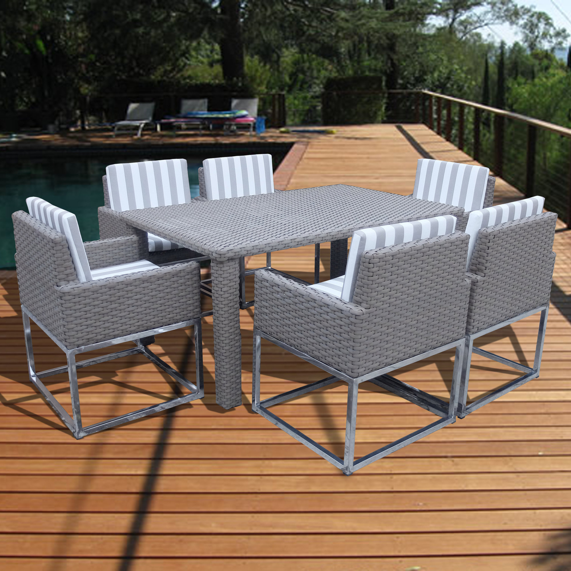 Indo Modern Piece Dining Set With Cushions Reviews Allmodern - Indo Modern Piece Dining Set With Cushions indo modern piece dining set with cushions reviews allmodern - indo modern piece dining set with cushions