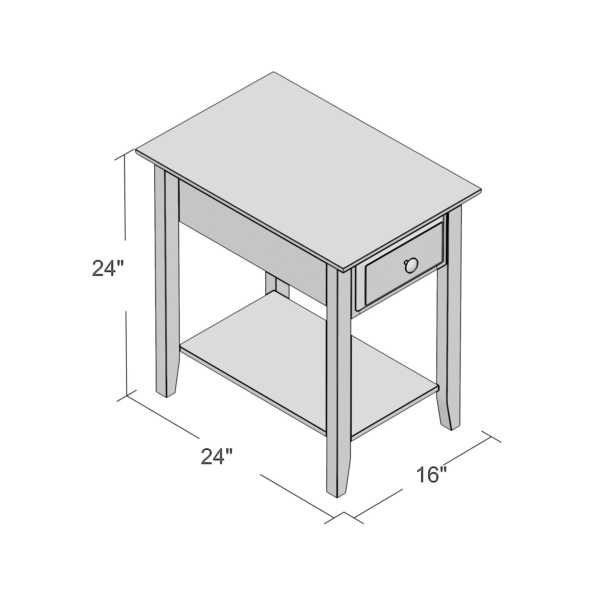 Three Posts Hadley End Table & Reviews Wayfair