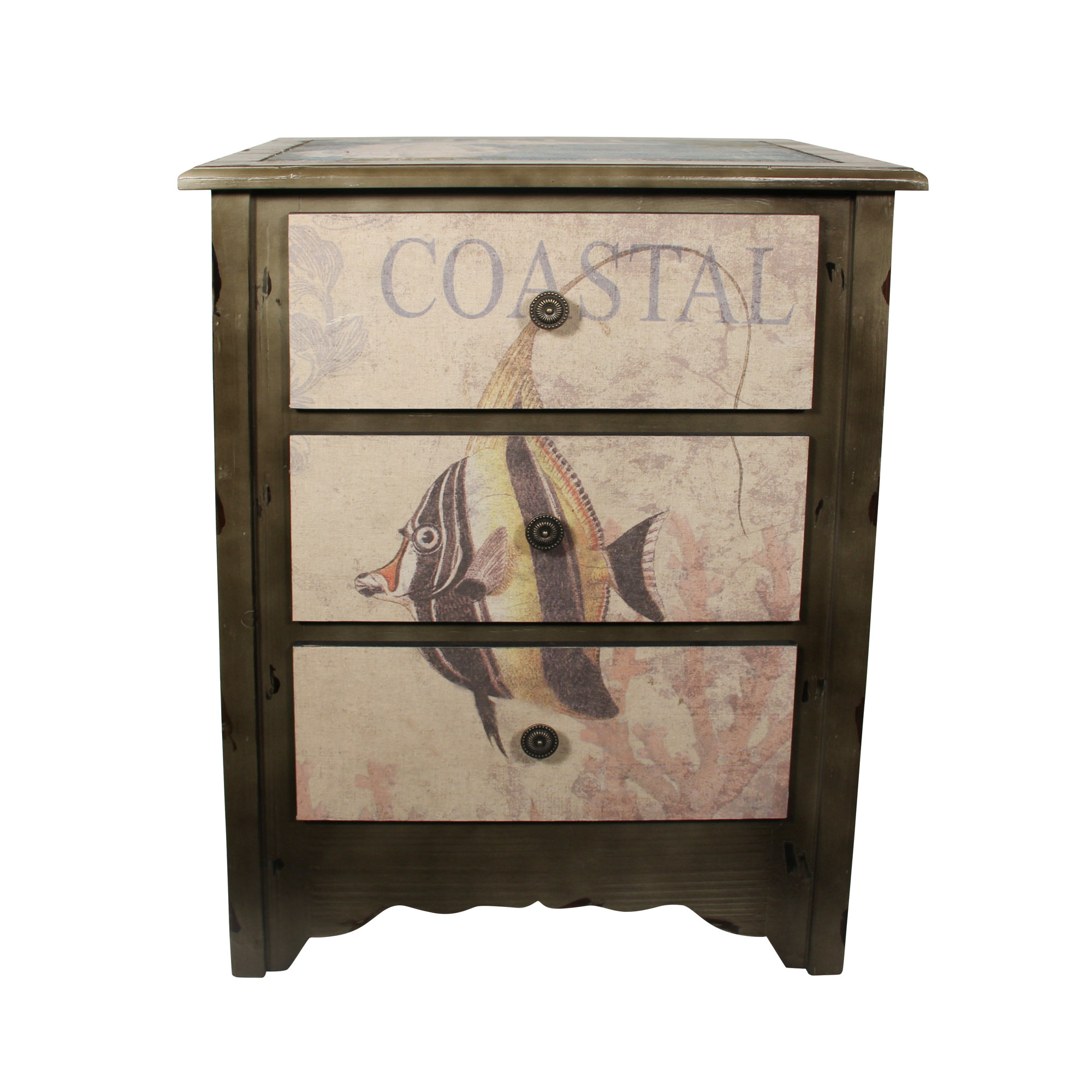 Cheungs 3 Drawer Coastal & Reviews Wayfair