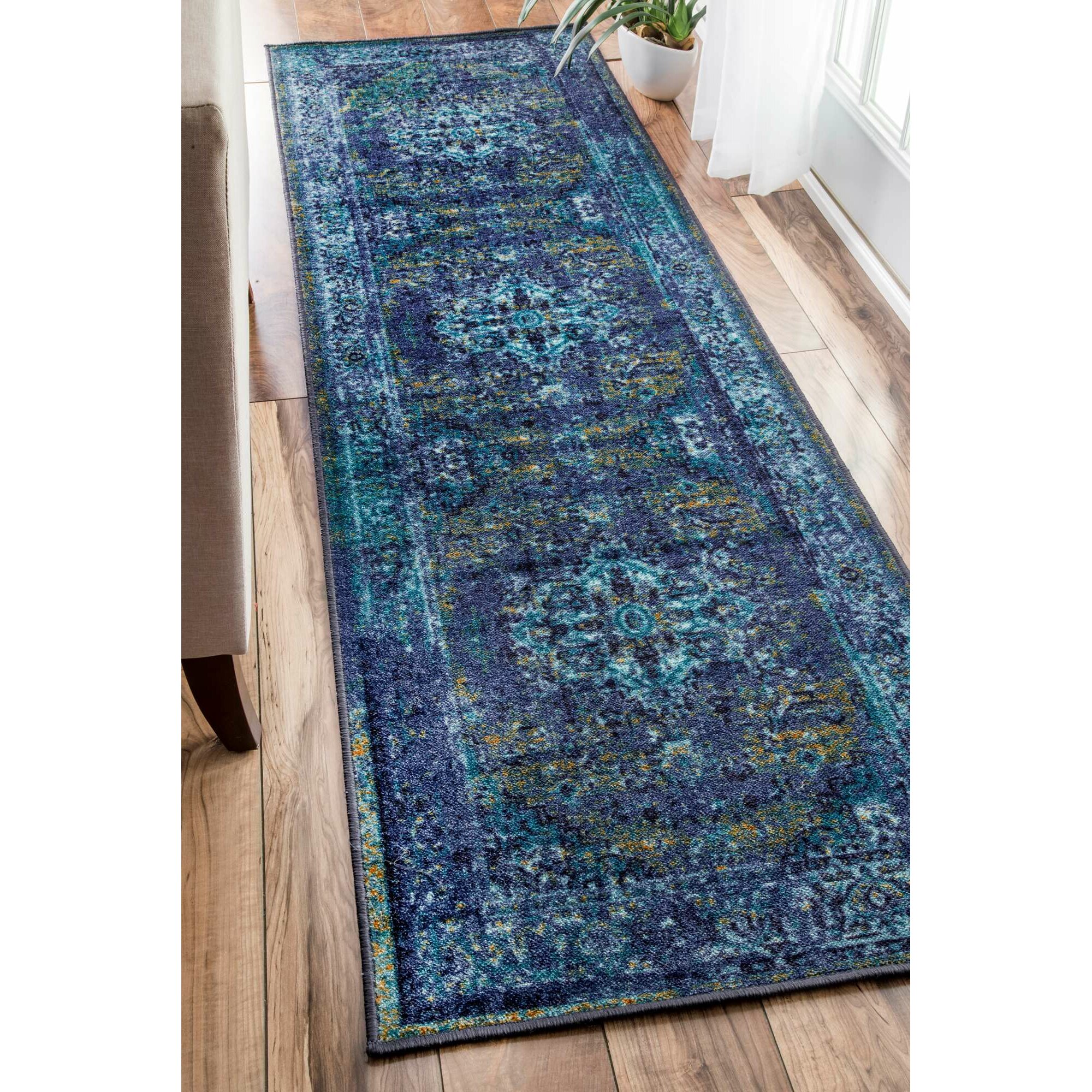 Tyrese Blue Area Rug & Reviews